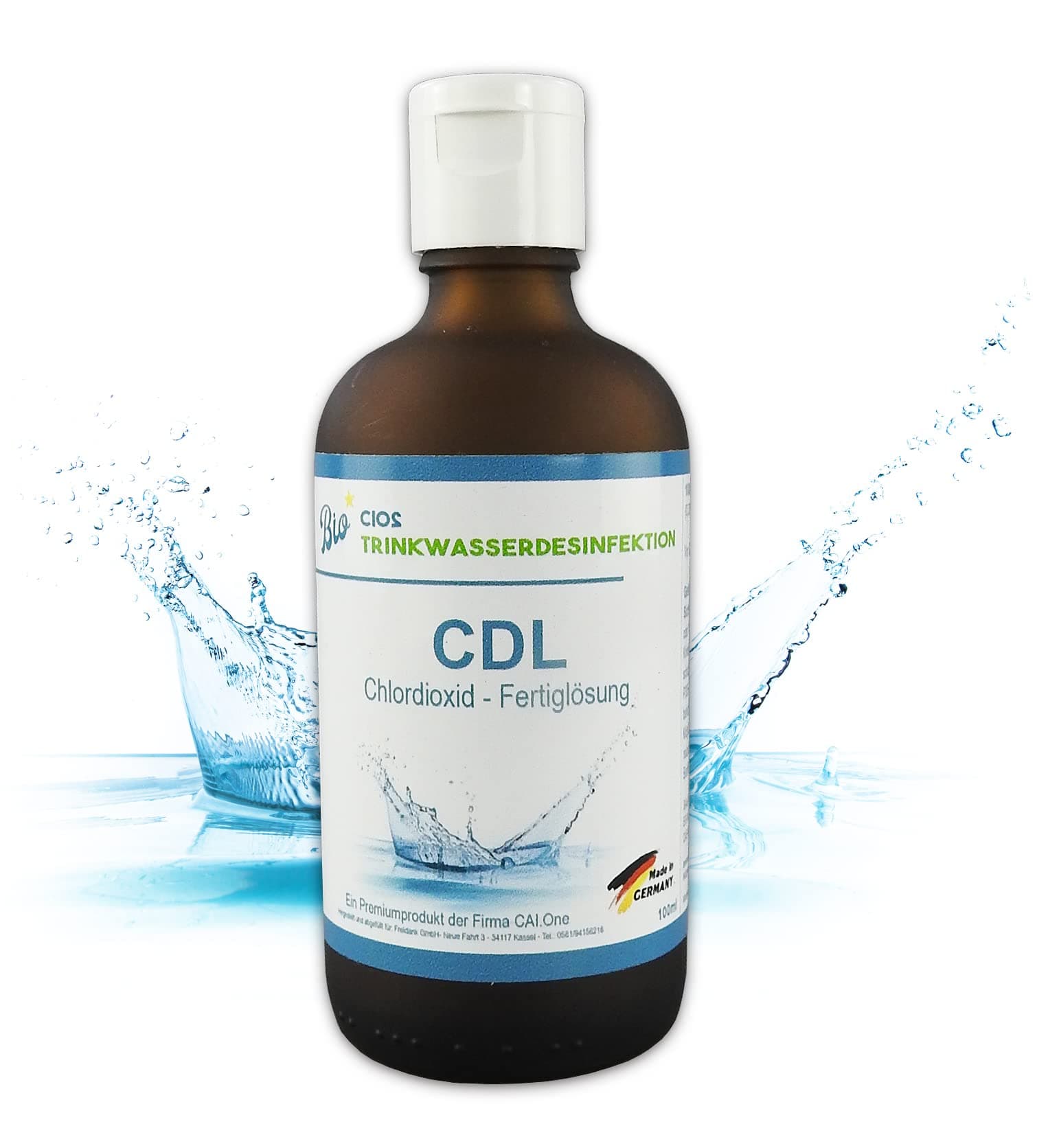 100 ml CIOS CDL/CDs Chlorine Dioxide Ready-to-Use Solution 0.3%