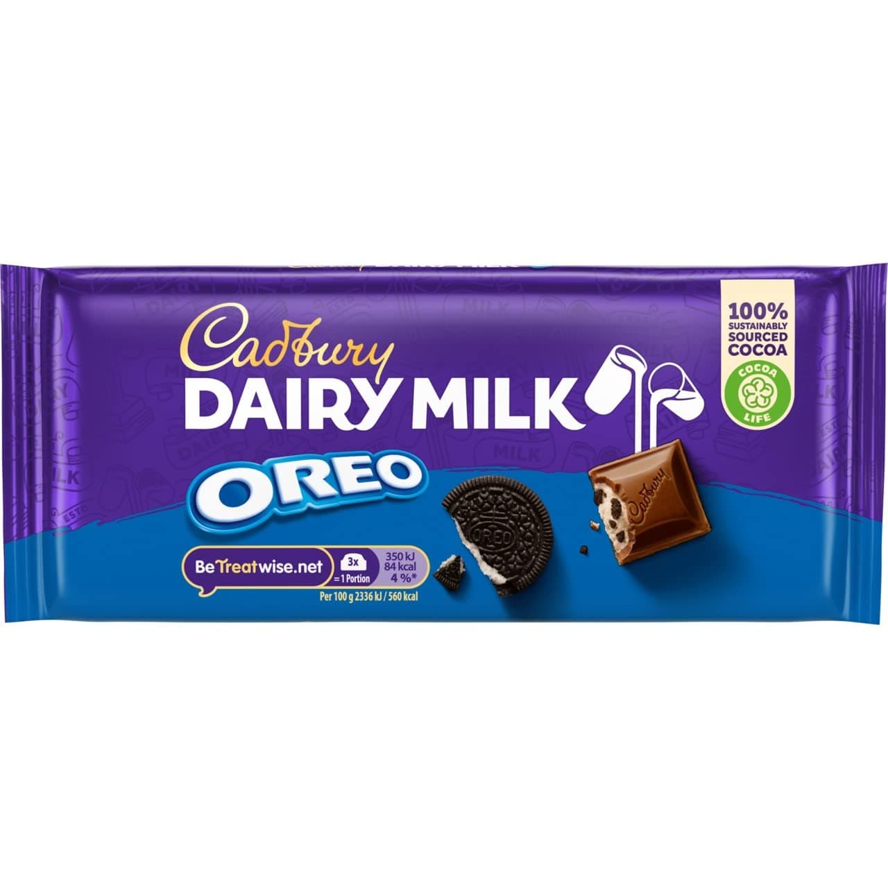 Cadbury Dairy Milk Chocolate With Oreo Bar 120Gm