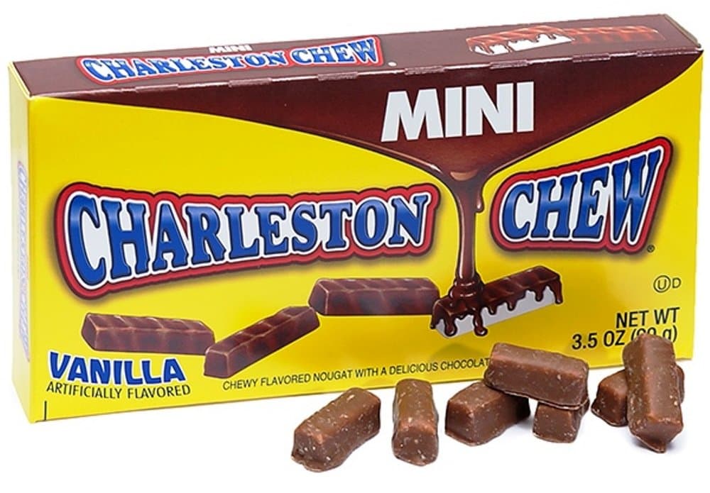 Mini Vanilla & Chocolate Charleston Chews 3.5 oz Theater Boxes (Pack of 3)