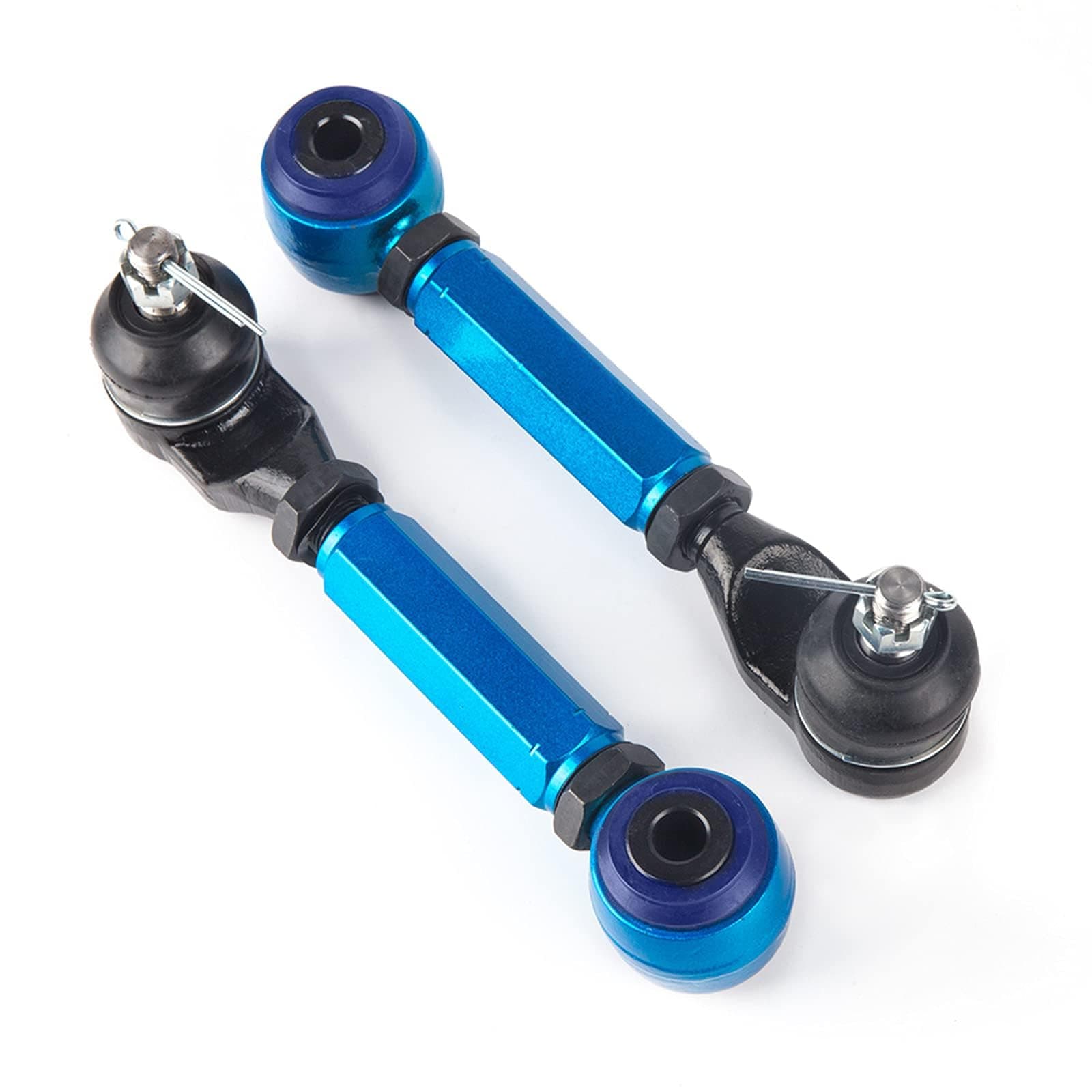 KSP -2° to +4° Camber Arms for Accord TSX Pilot Odessey, Adjustable Rear Toe&Camber Arm Compatible with Honda TSX MDX, 2pcs Aftermarket Suspension Arms Replacement for Chassis OE Link Arms