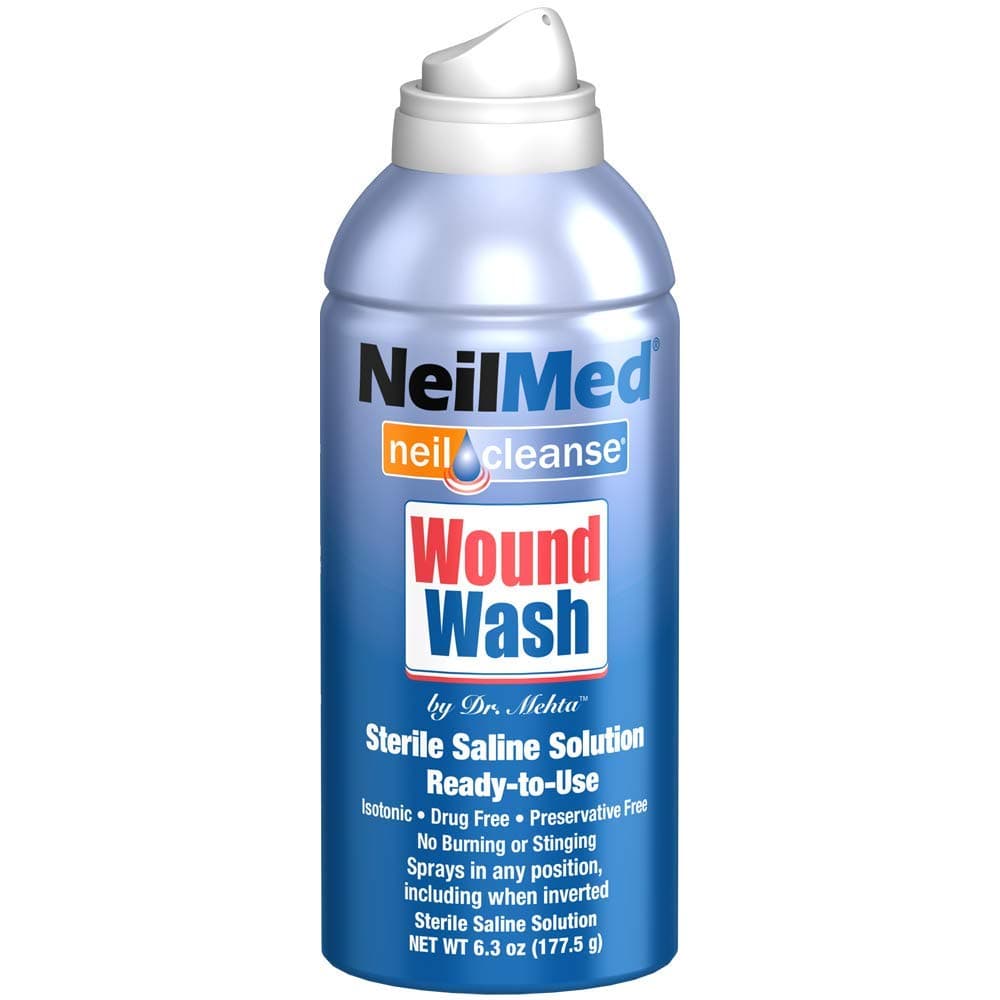 Cleanse Sterile Saline Wound Wash, 6.3 Ounce
