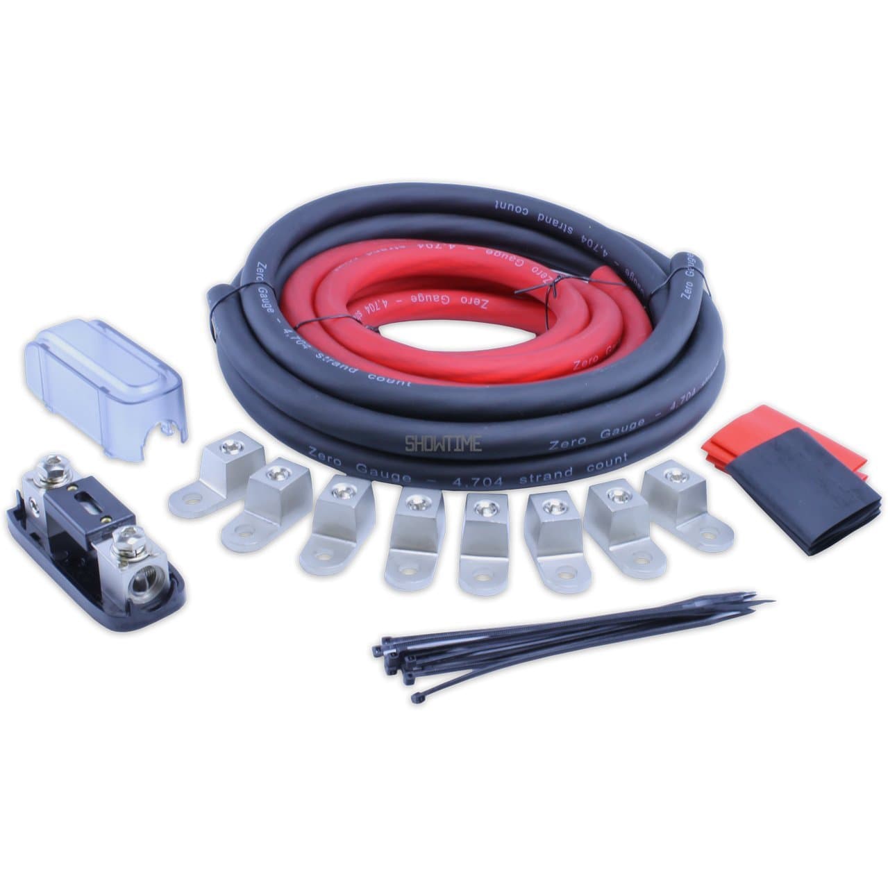 Mechman Alternators BIG3 1/0 CCA Big 3 Wire Cable Kit w/ 250A Fuse