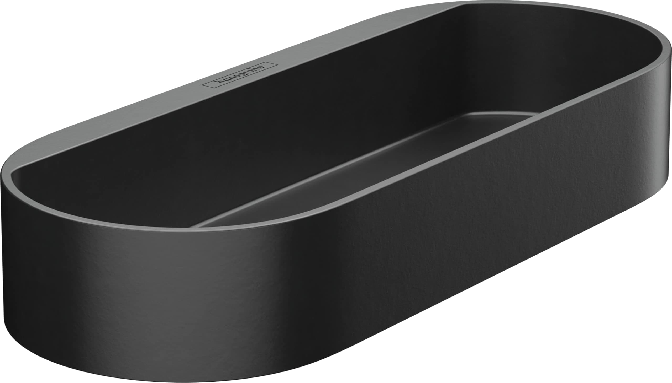 hansgrohe WallStoris 10-inch Modern Storage Basket in Matte Black, 27913670