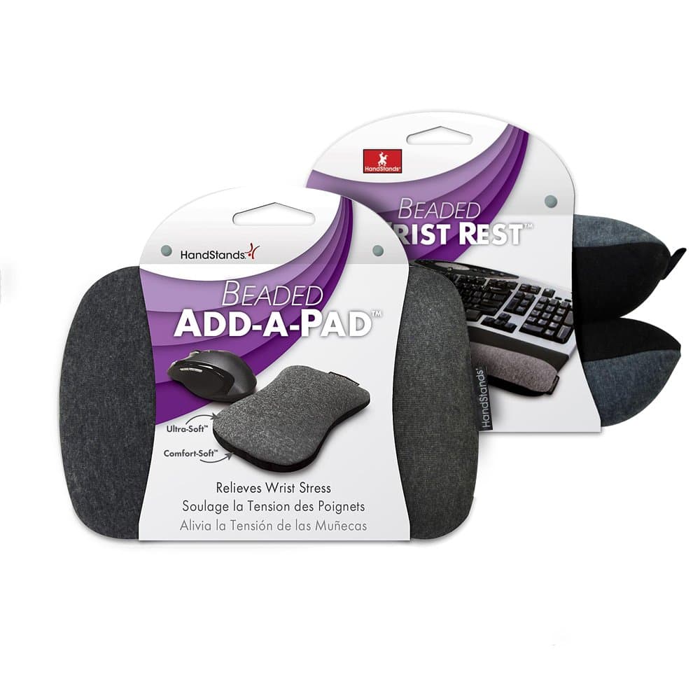 Beaded Keyboard & Mouse Wrist Rest Combo