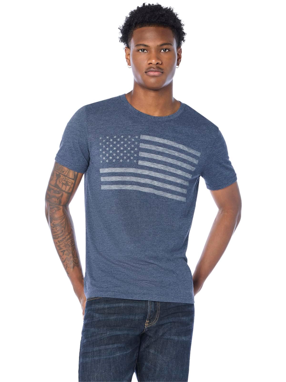 Lucky Brand Men's USA Flag Tee