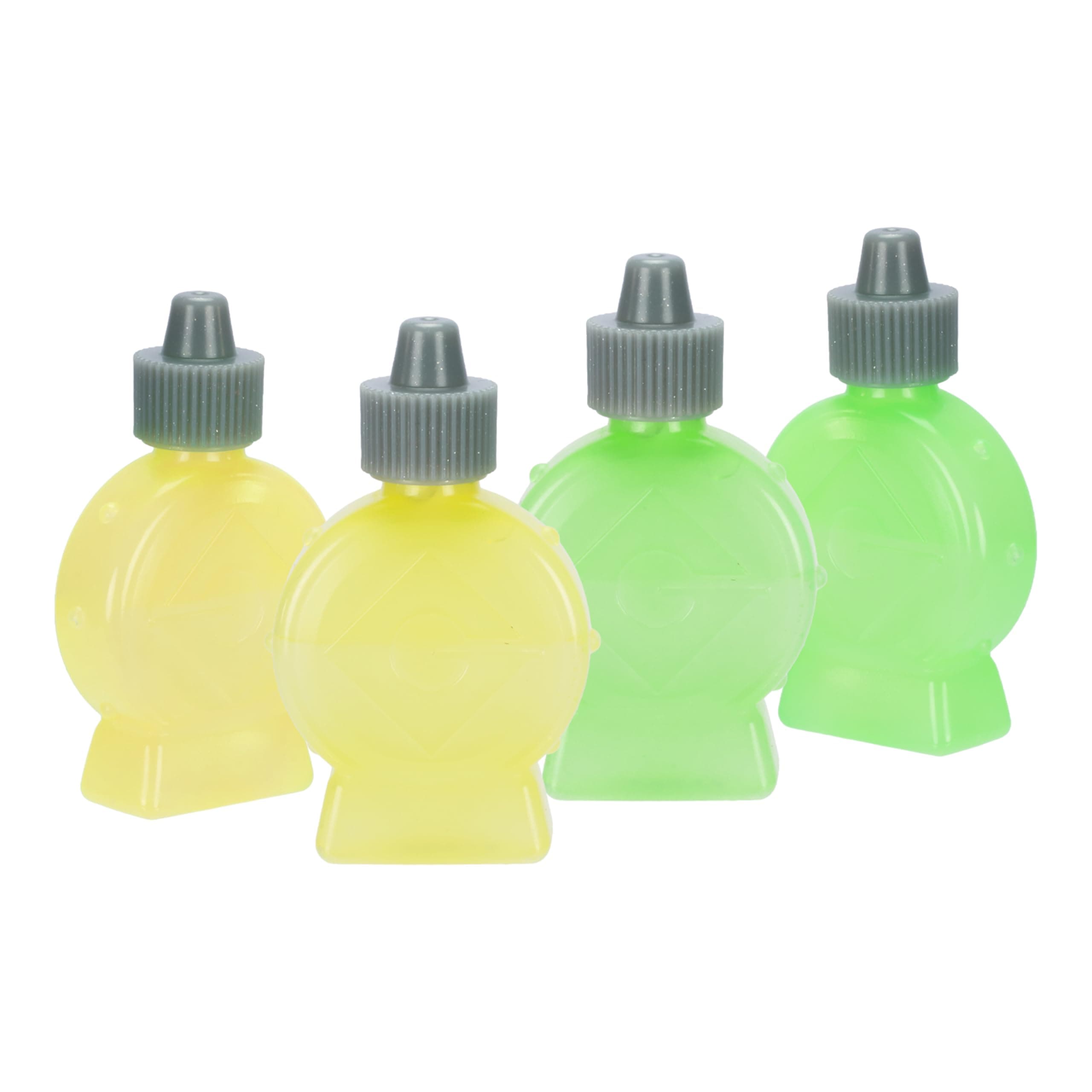 MINIONS Despicable Me Fart Blaster Refill Pack, Compatible With The Ultimate And Mega Ultimate Fart Blasters, Includes 4 Easy-To-Use Refill Bottles, 2 Banana Scent And 2 Sweaty Feet Smell.