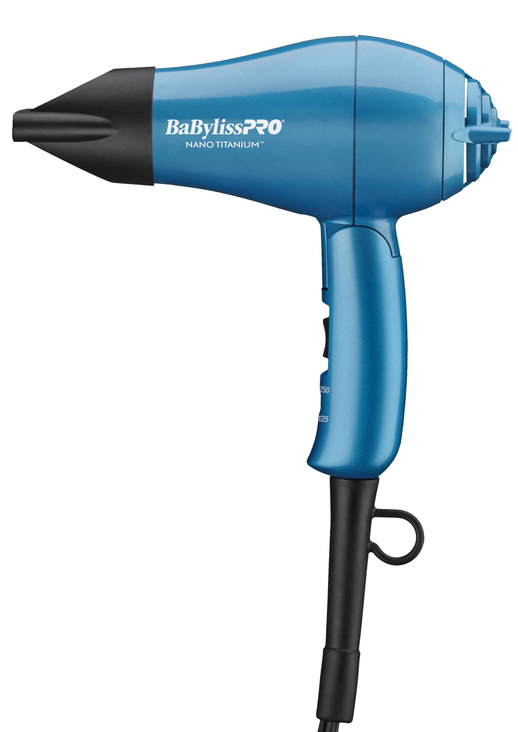 BaBylissPRO BABNT053T Nano Titanium Travel Dryer, 1000 Watts