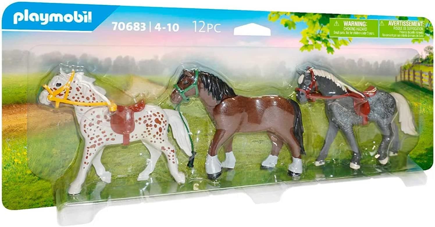 70683 Country 3 Horses Figure