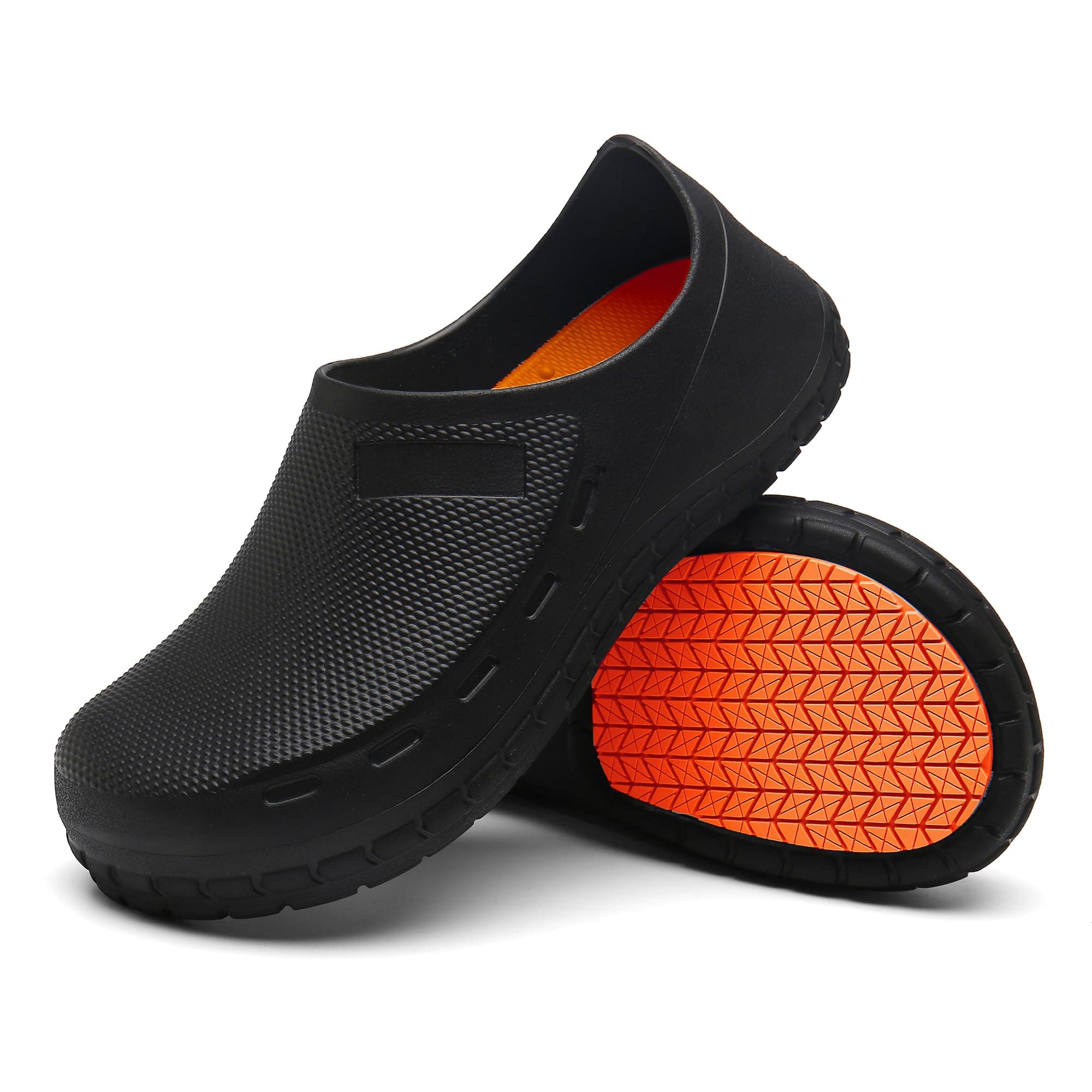 Chef Shoes for Men Nonslip Water Proof Work Shoes Mens Clogs Comfortable Nursing Nurse Shoes for Gardener Men Indoor and Outdoor for Kitchen Office Seaside-Zapatos de Cocina para Hombres