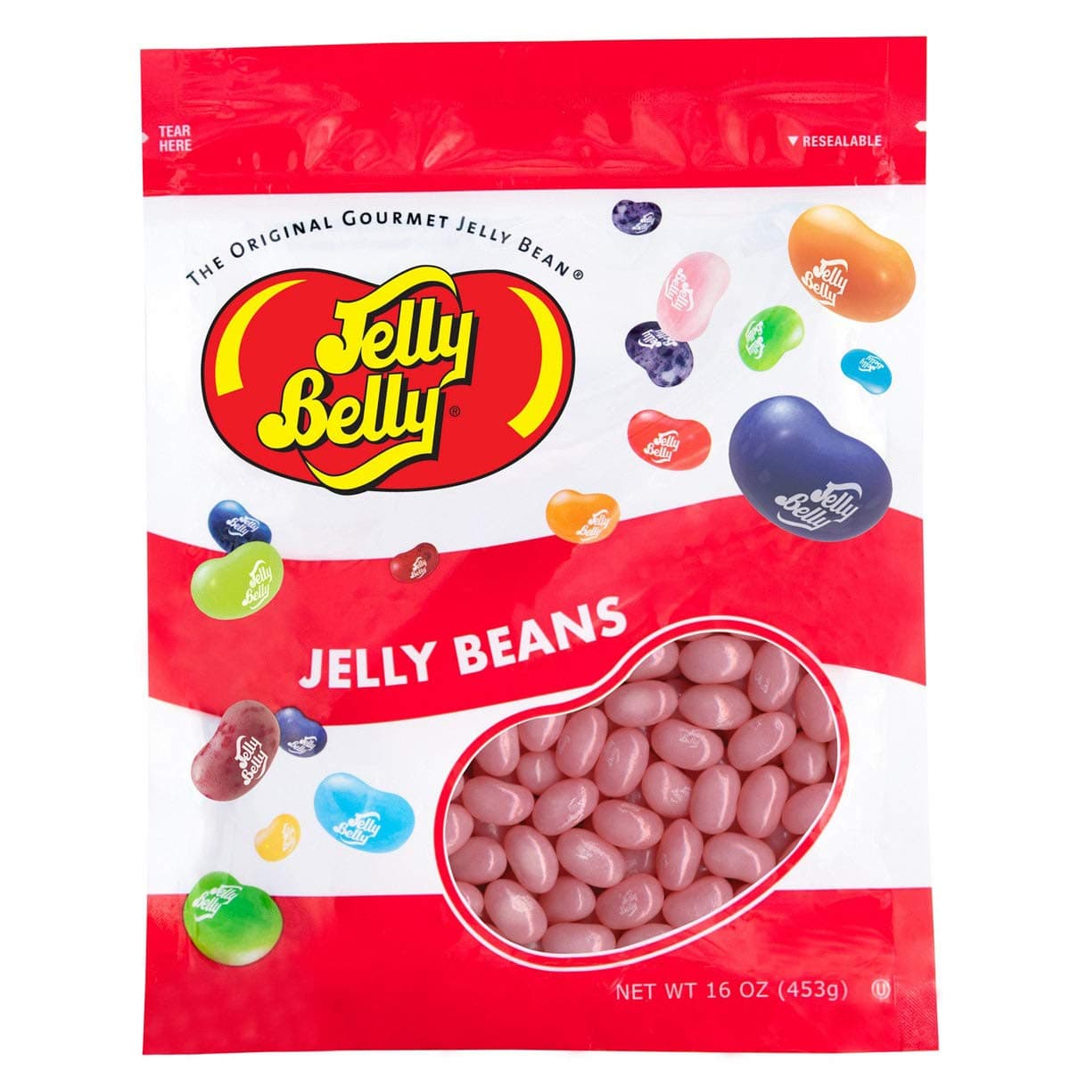 Bubble Gum Jelly Beans - 1 Pound (16 Ounces) Resealable Bag - Genuine, Official, Straight from the Source