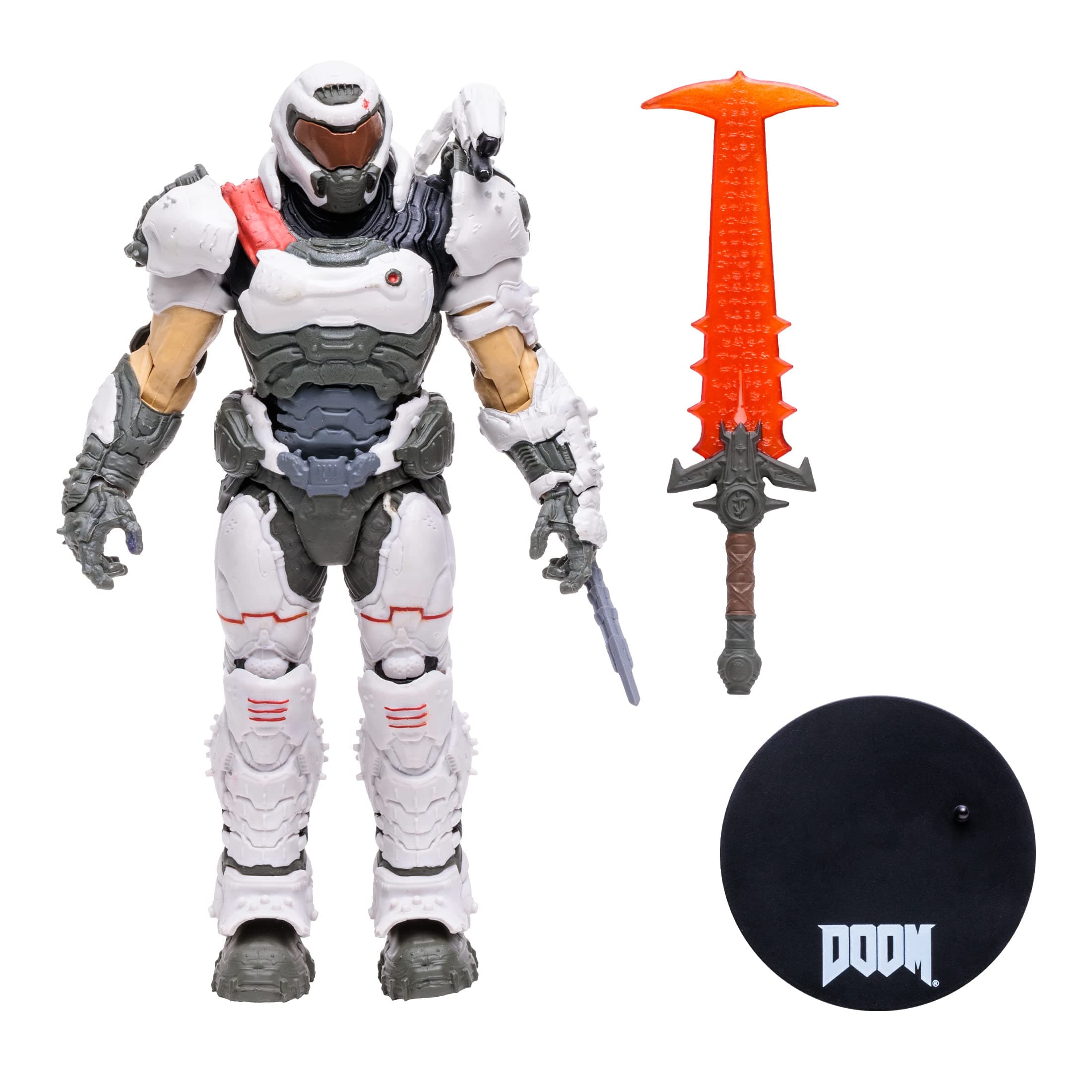 BANDAI Doom Eternal Figurine Doom Slayer (White Armor) 18 cm