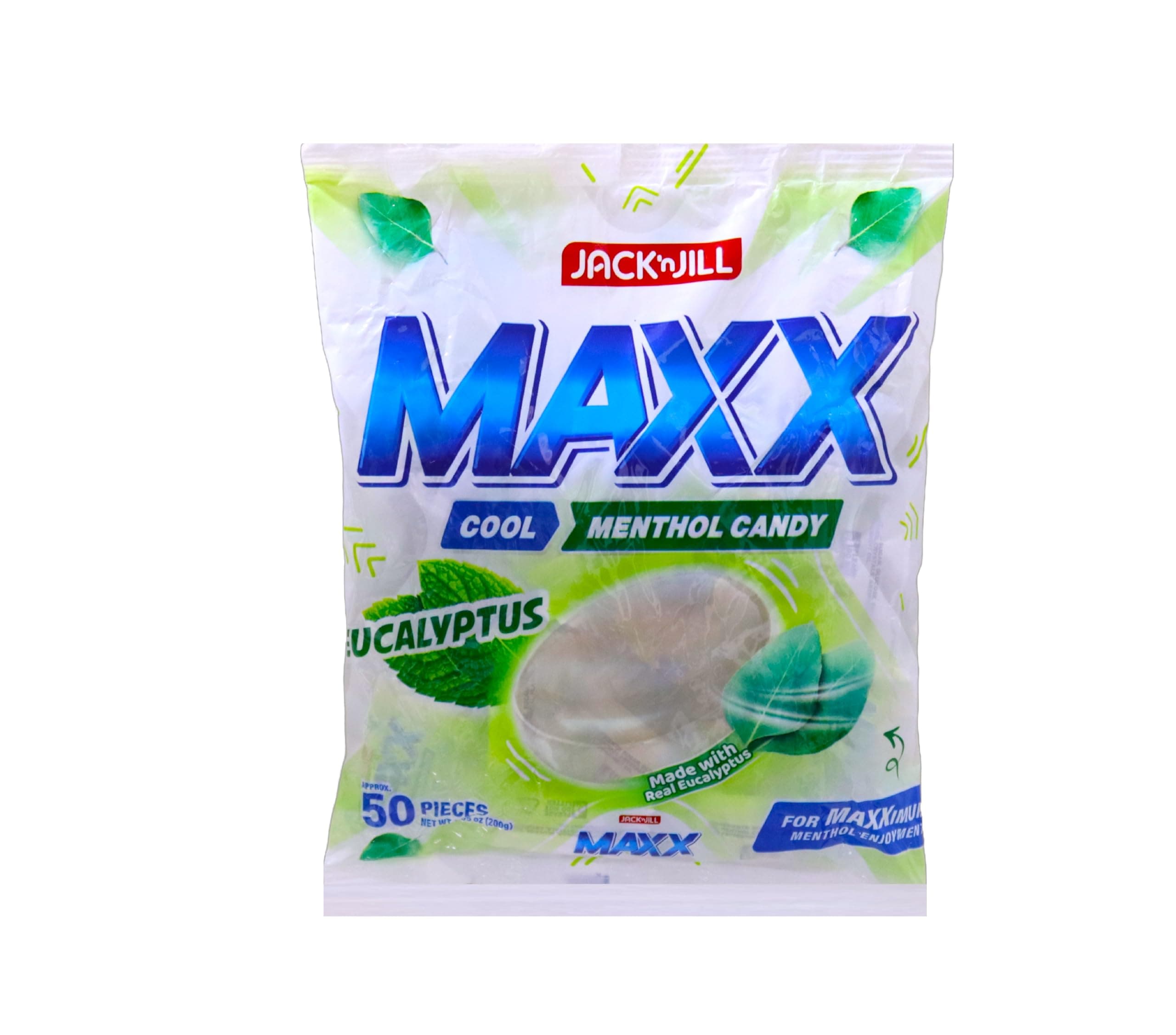 Maxx Eucalyptus Menthol Candy, 7.05oz/200g (Pack of 1)
