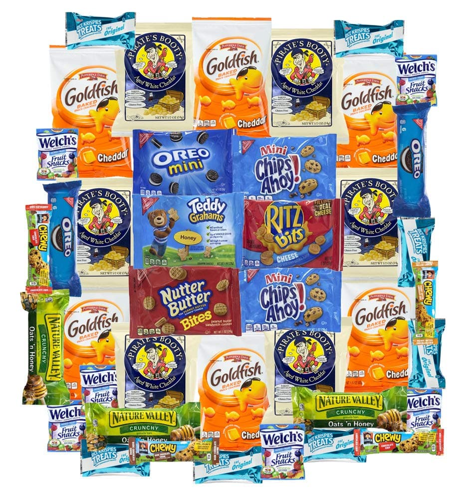 Sweet & Salty Snack Pack Variety Assortment Sampler 40 Count