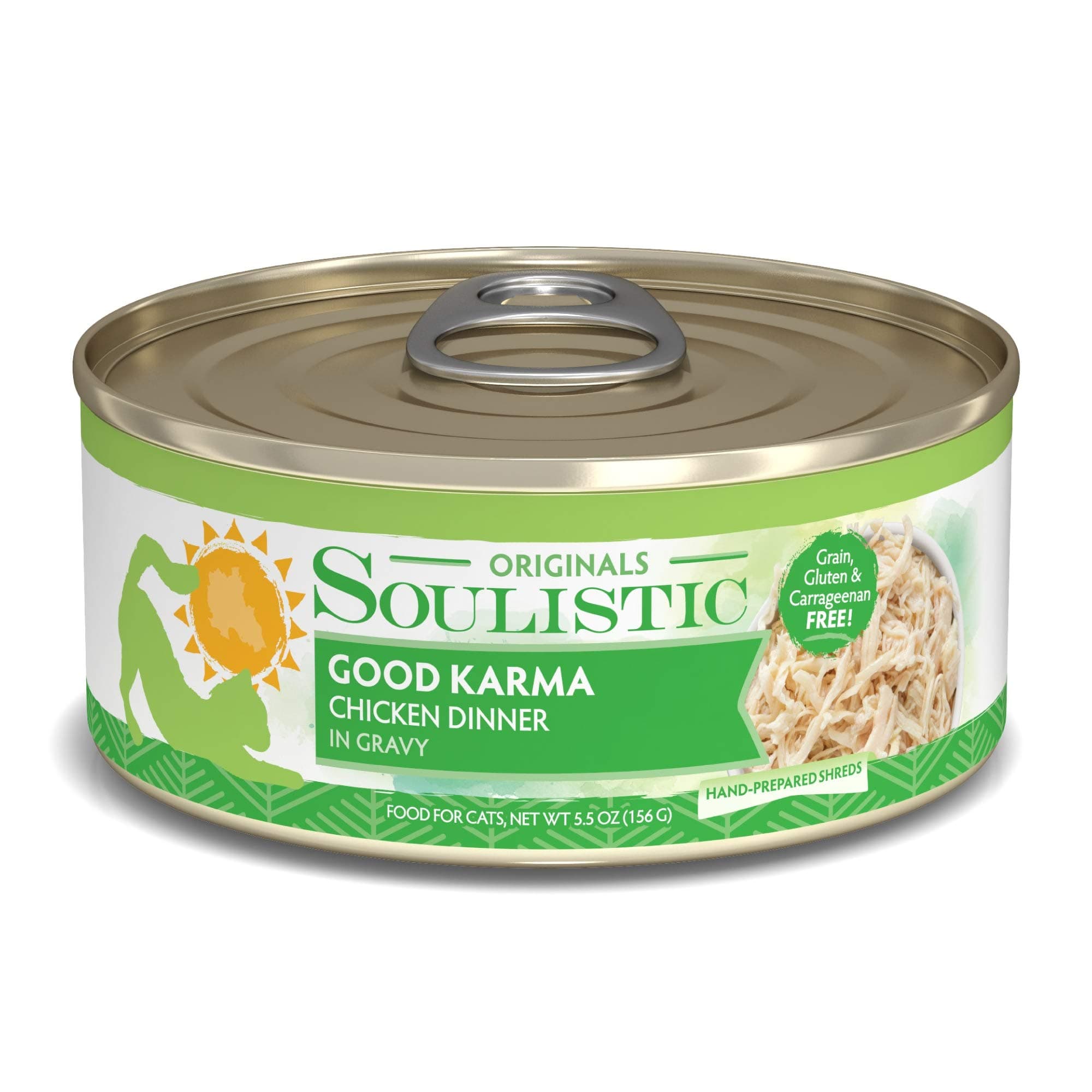 Soulistic Originals Good Karma Chicken Dinner in Gravy Wet Cat Food, 5.5 oz, Case of 8