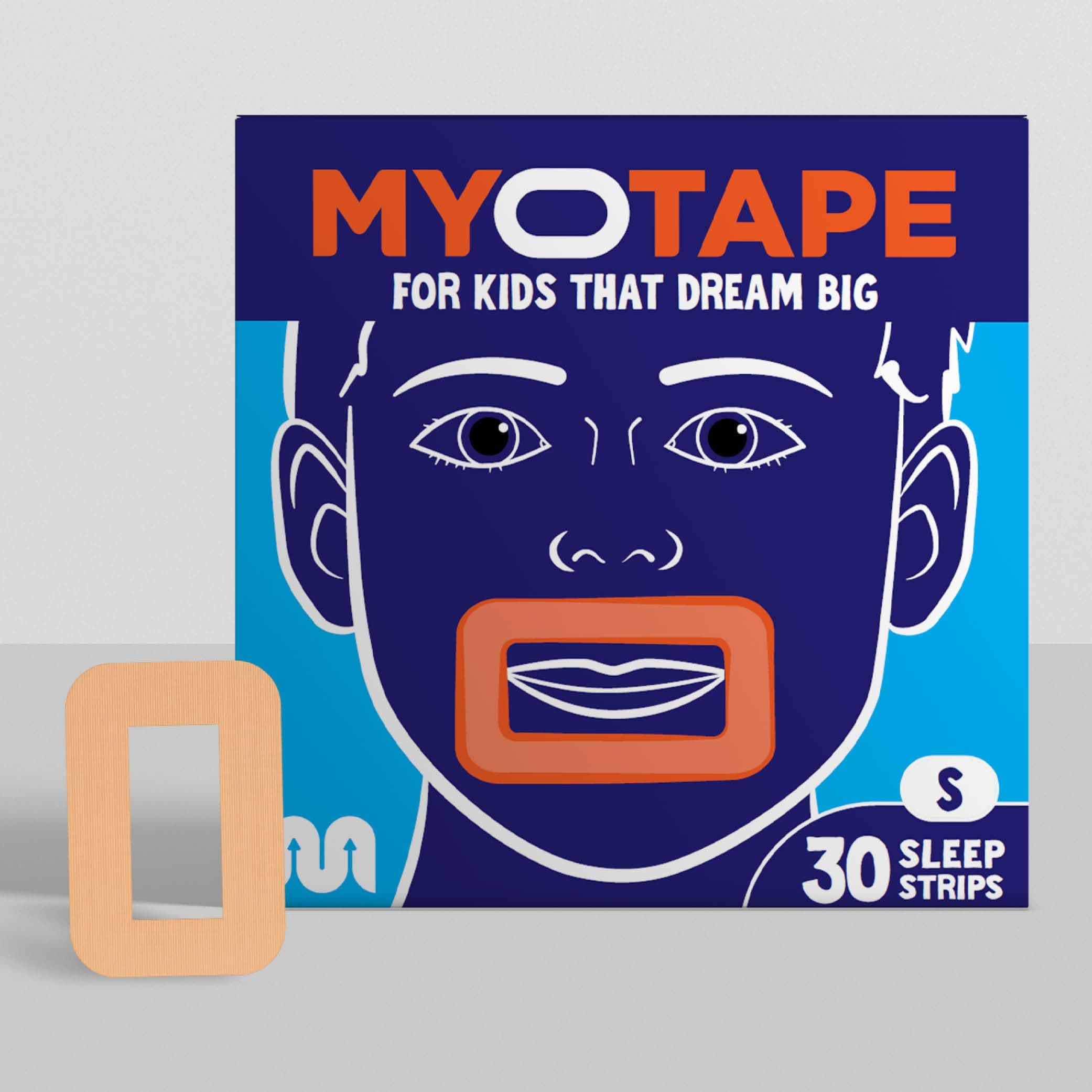 MyoTape - Sleep for Kids - 30 Nights - Reduce Snoring - Improve Your Kids Sleep - Promote Nasal Breathing - Comfortable & Gentle On Skin - Small