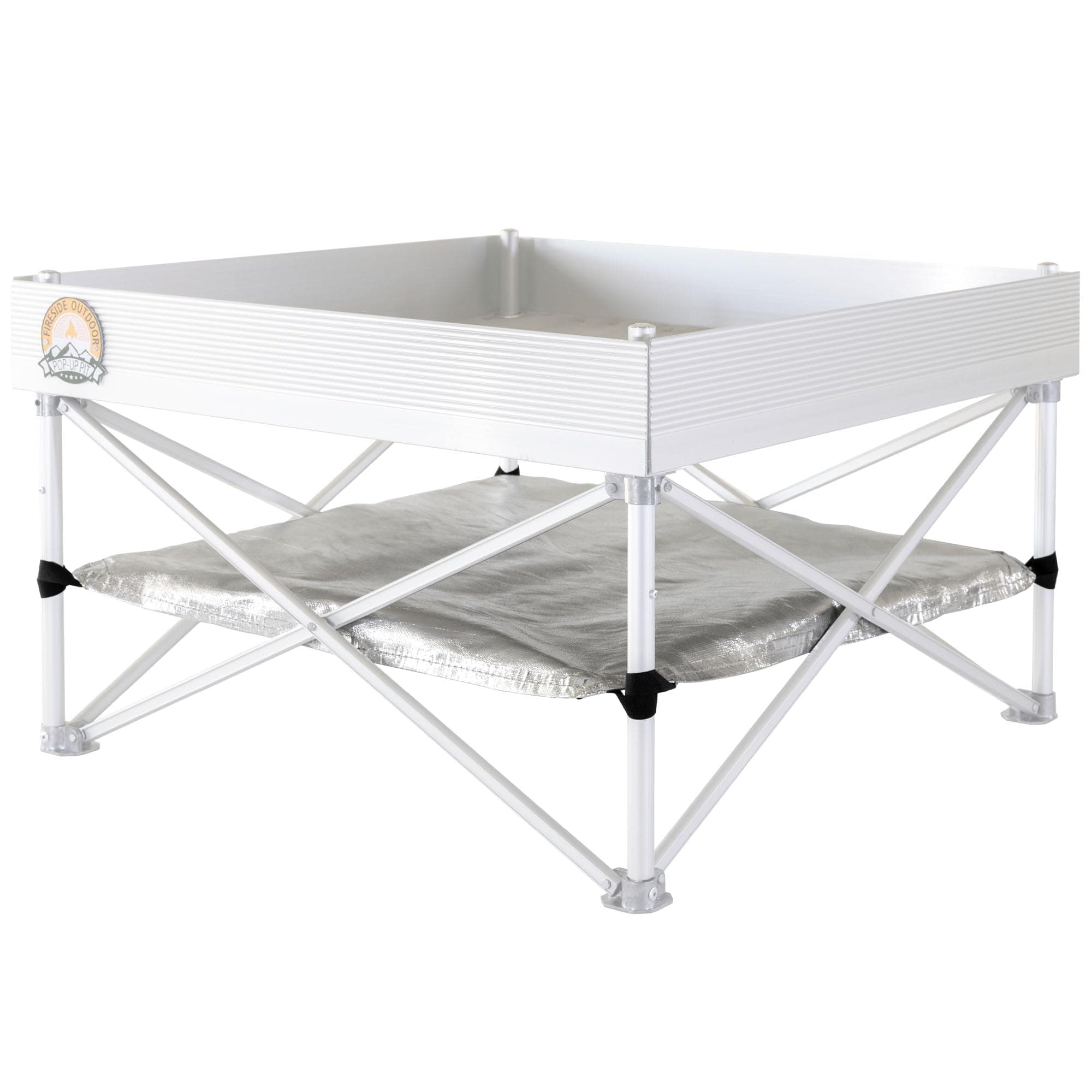 Fireside Outdoor Replacement Heat Shield 24"x24" - Firepits for Outside, Pop Up Pit, Portable Fire Pits for Outside Wood Burning, Pop Up Fire Pit Heat Shield for Replacement Part, Camping Accessories