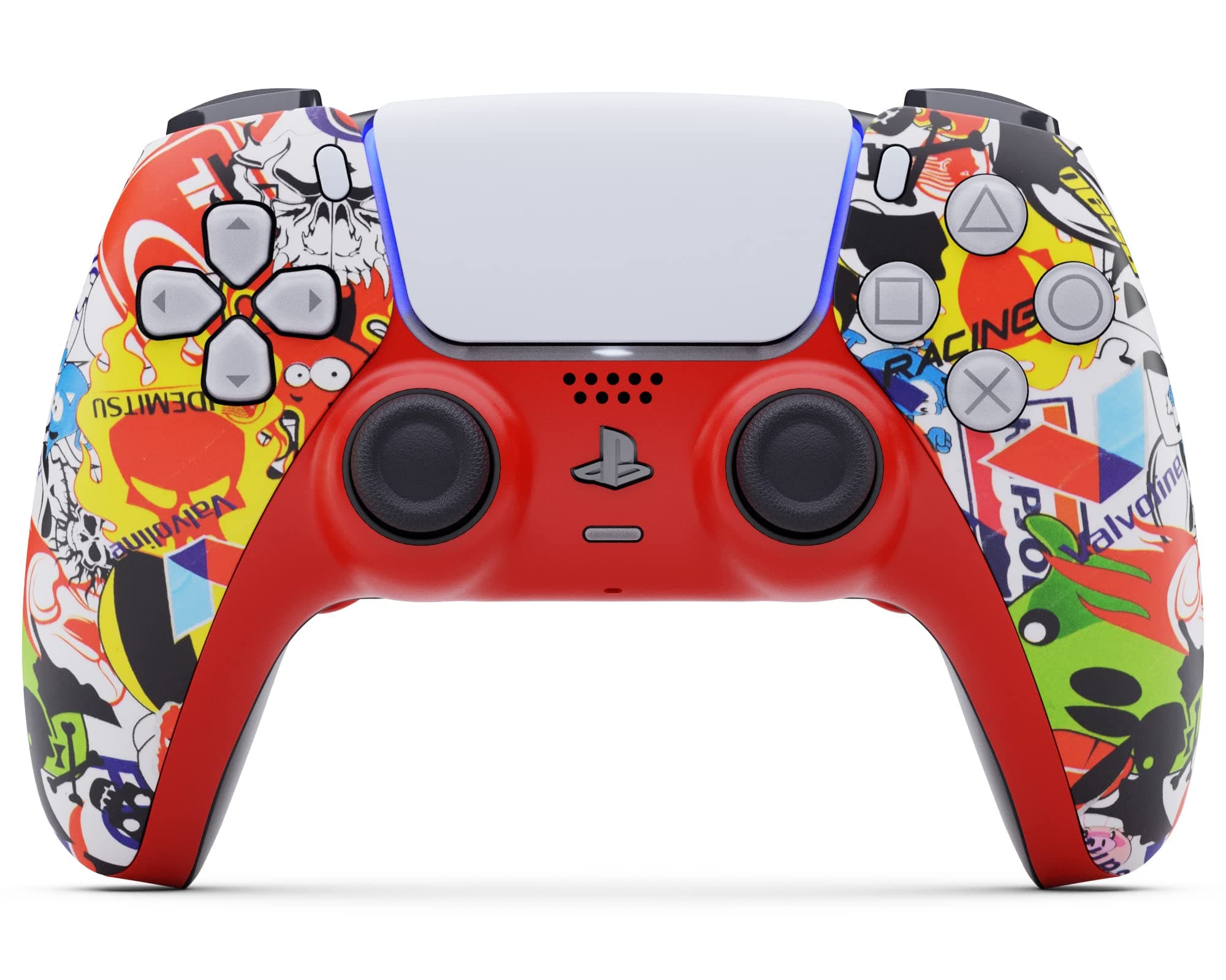 AimControllers PRO Controller compatible with PS5 Console & PC | Custommade Wireless Gaming Controller with 4 Back Remappable Paddles | Gaming Accessories Electronics | Stickerbomb