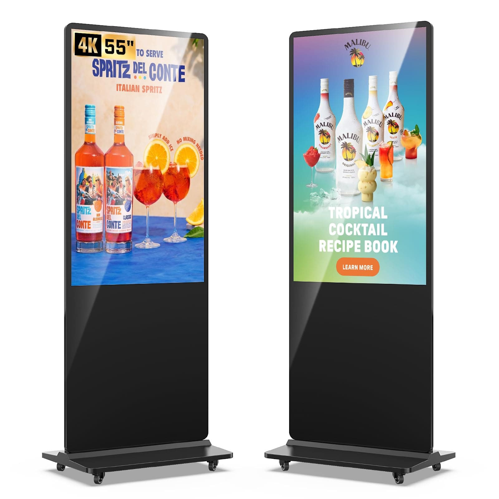 QIXZOCV 55 Inch 4K Digital Signage Kiosk