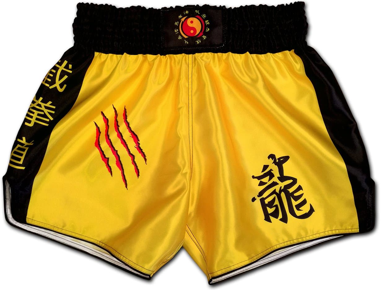 Muay Thai Shorts Jeet Kune Do JKD Wing Chun Tsun Kung Fu Dragon Boxing Trunks Kickboxing Thaiboxing MMA