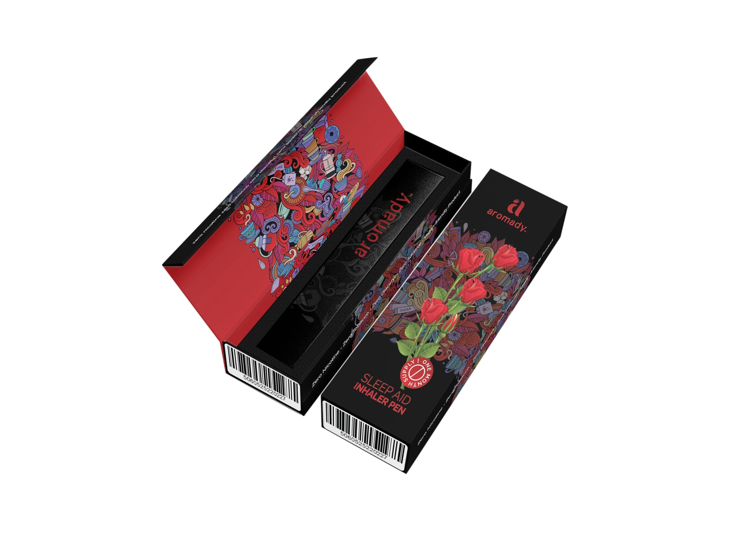 Personal Portable Aromatherapy Essential Oil Diffuser | Sleep Aid Inhaler Pen | Rose Extract, Ashwaganda, L-Theanine | Exclusive Melatonin inducing blend | Calming & Relaxing | Rose