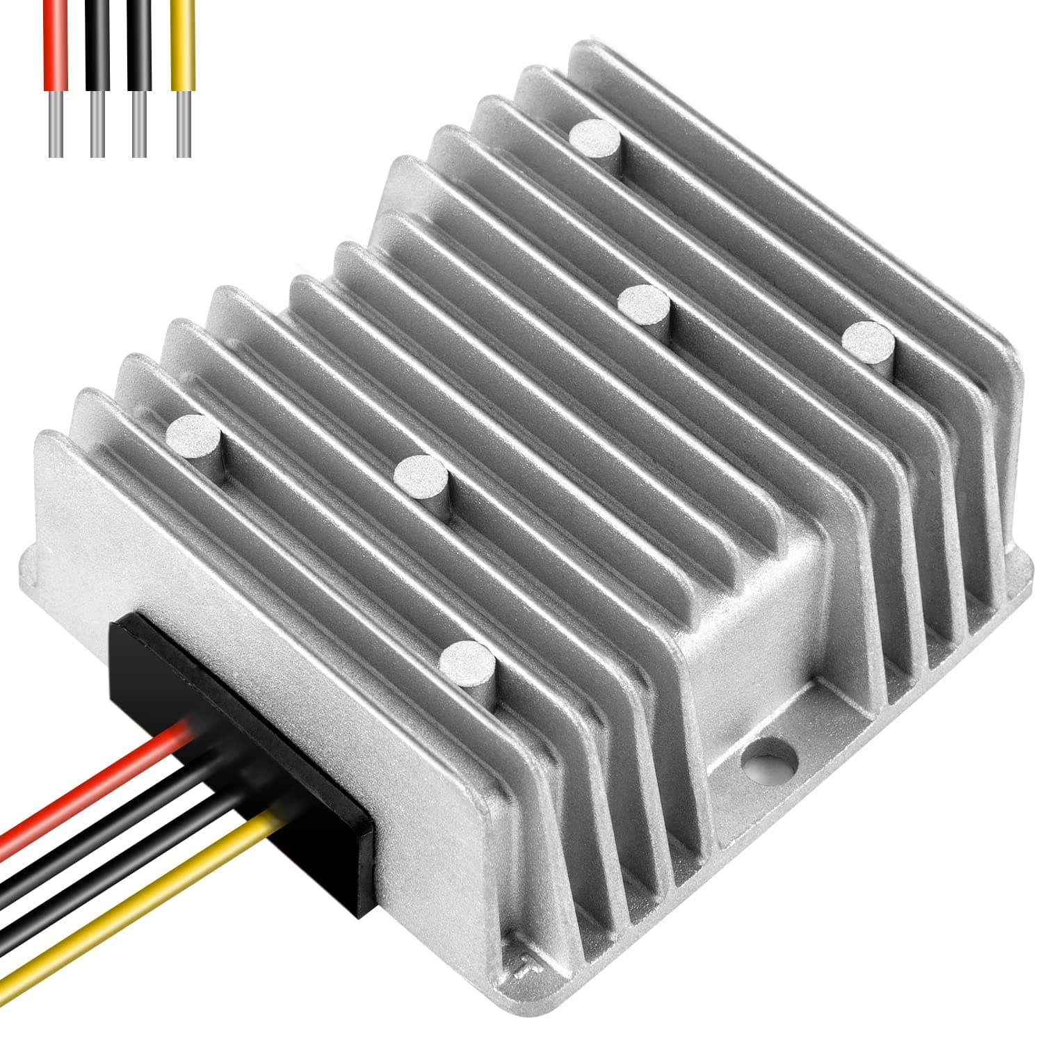 DC 48V Step Down to 12V 20A 240W IP65 Converter Waterproof DC Voltage Converter Reducer Transformer Module,Input Voltage 30-60V Regulator for Golf Club Car Truck Vehicle Strip Light