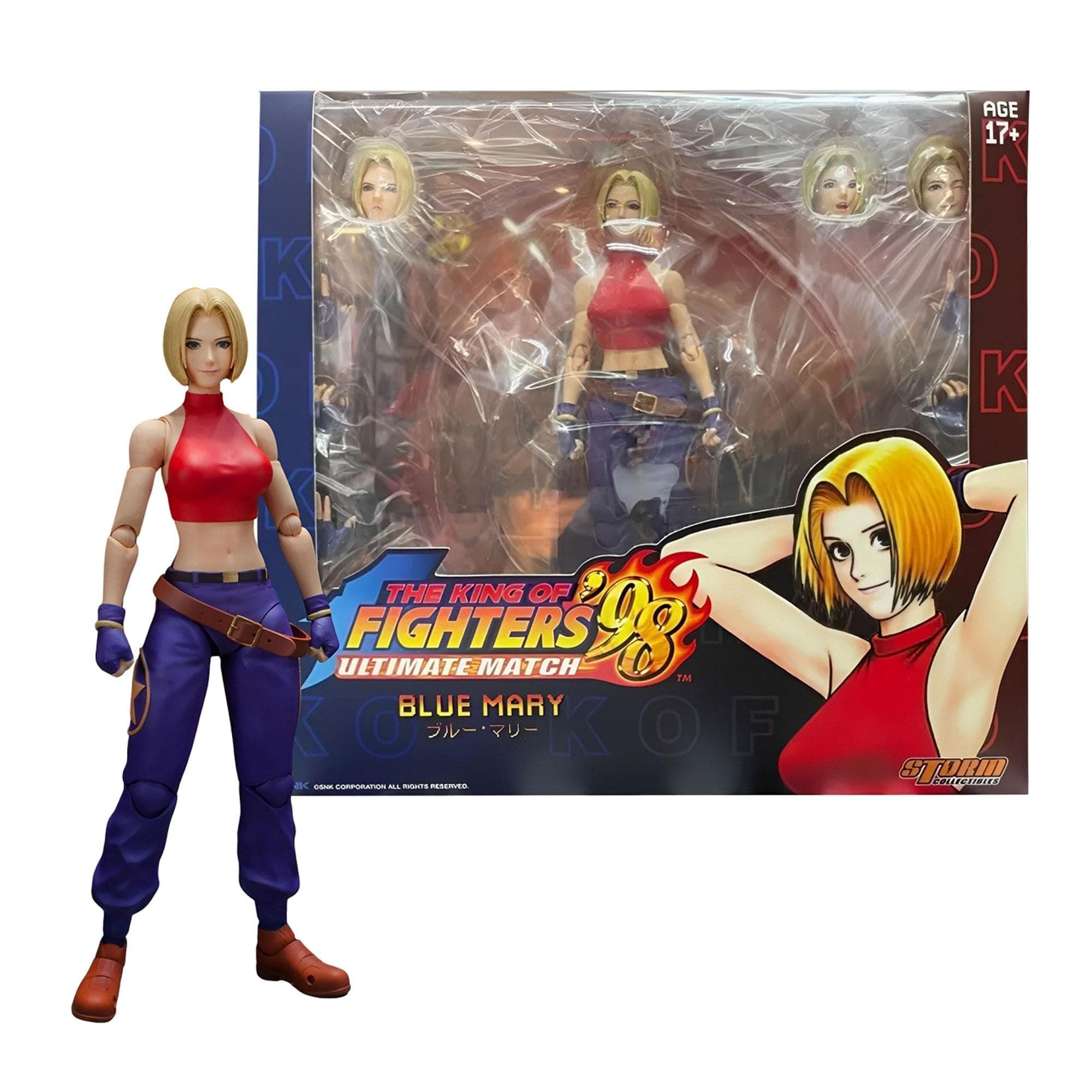 King of Fighters '98 - Blue Mary, 1/12 Action Figure