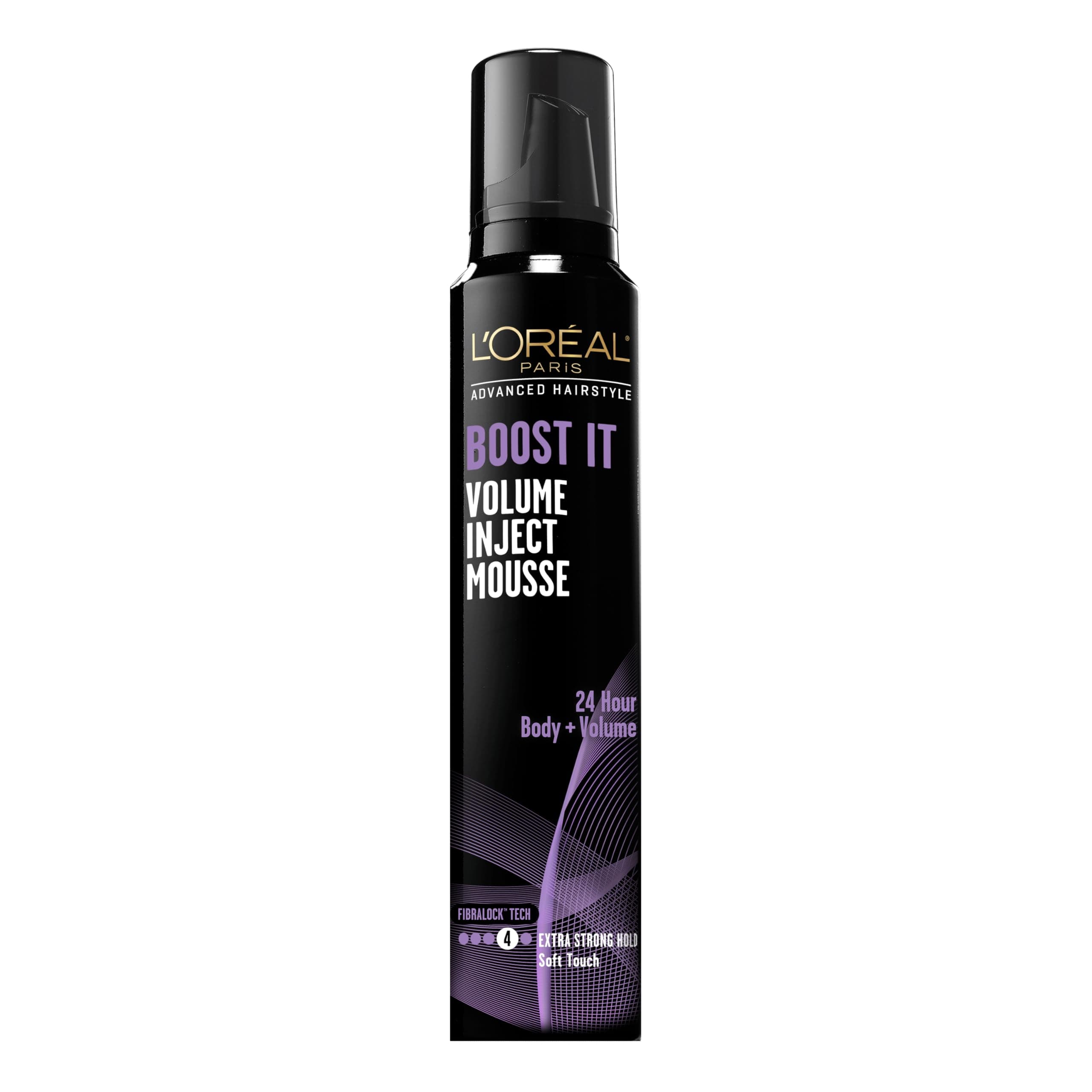 L'Oreal Paris Advanced Hairstyle Boost It Volume Inject Mousse, 8.3 oz