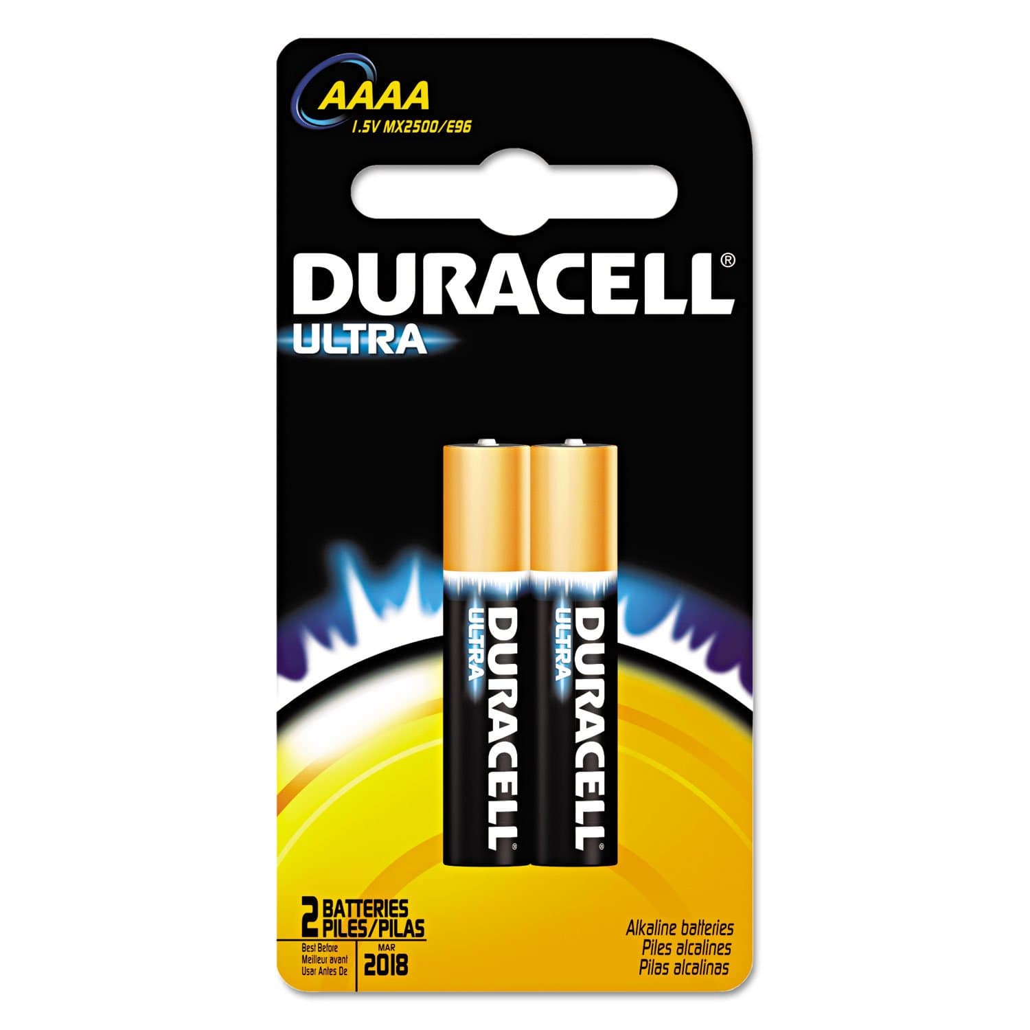 Duracell MX2500B2PK Ultra Photo AAAA Battery, 2/PK