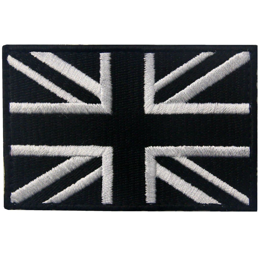 EmbTao Tactical Great British Union Jack Patch Embroidered England Flag Morale Applique Fastener Hook & Loop UK Emblem
