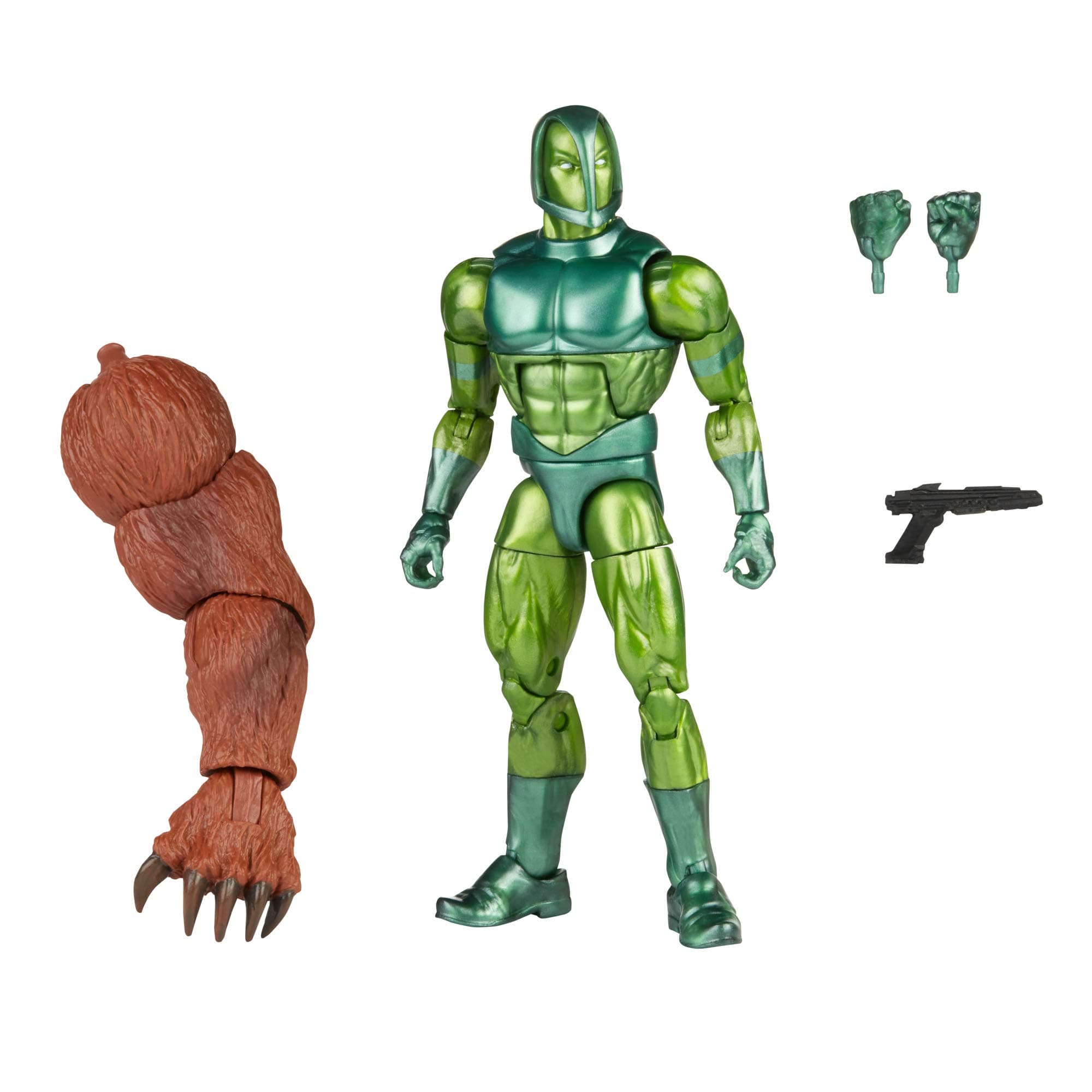 Marvel Hasbro Legends Series 6-inch Vault Guardsman Action Figure Toy, Includes 3 Accessories and Build-A-Figure Part, Premium Design and Articulation Multicolor, F0356