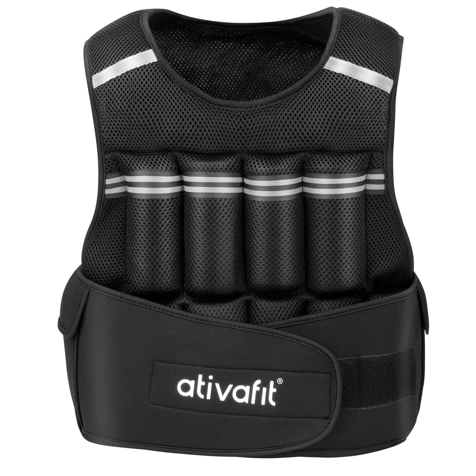Adjustable Weighted Vest 10kg / 22lb Fitness Weight Vest for Strength Training Running Jogging Weightlifting For Men Women