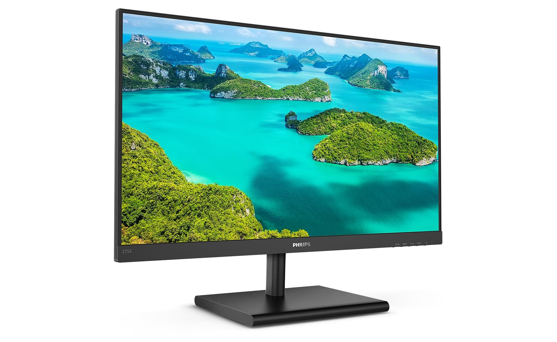 Philips 275E1S - 27 Inch QHD Monitor,75Hz, 4ms, IPS, AMD FreeSync, FlickerFree, SmartImage (2560 x 1440, 250 cd/m², HDMI/VGA/DP)