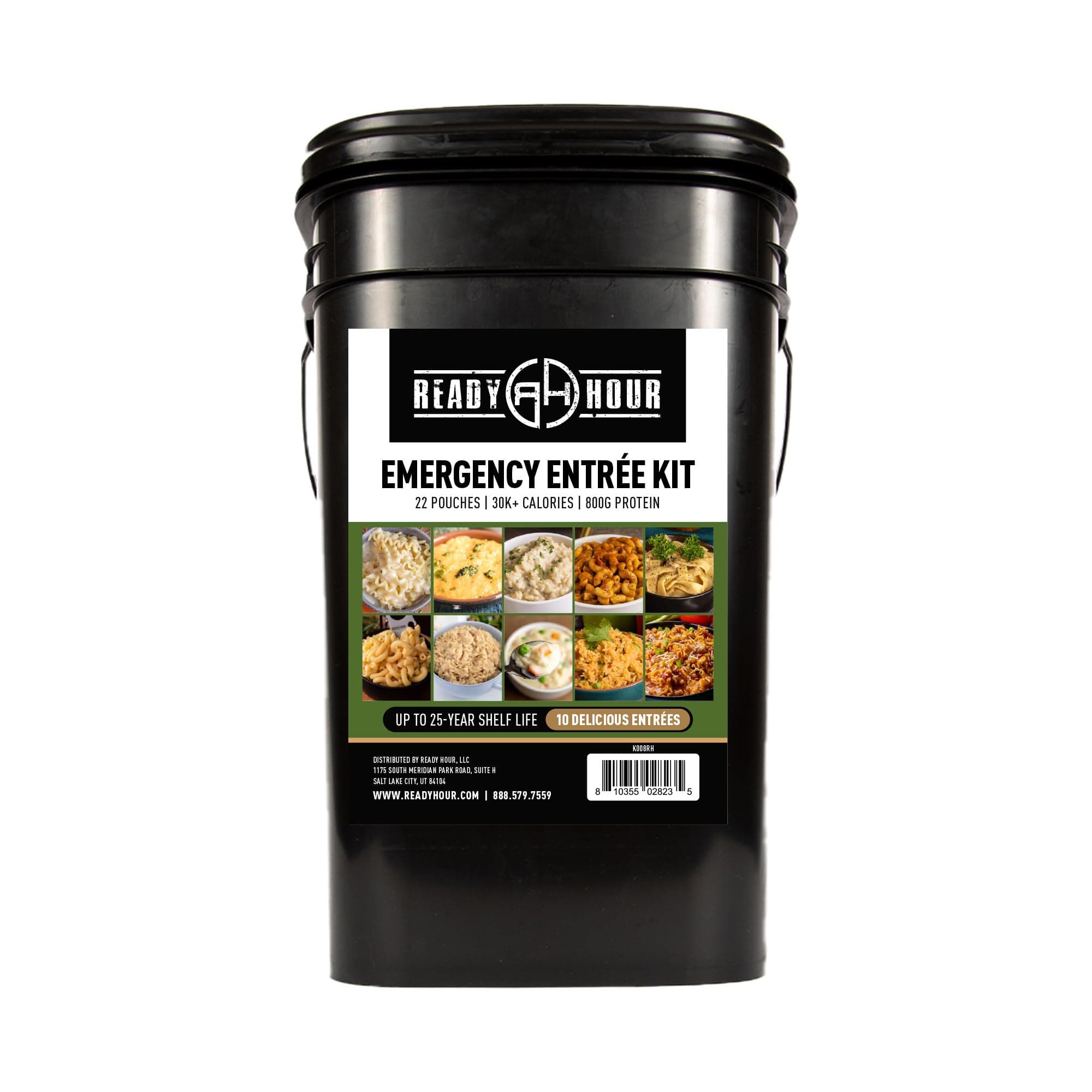 Ready Hour 120 Serving Emergency Entree Kit - 25 Year Shelf Life