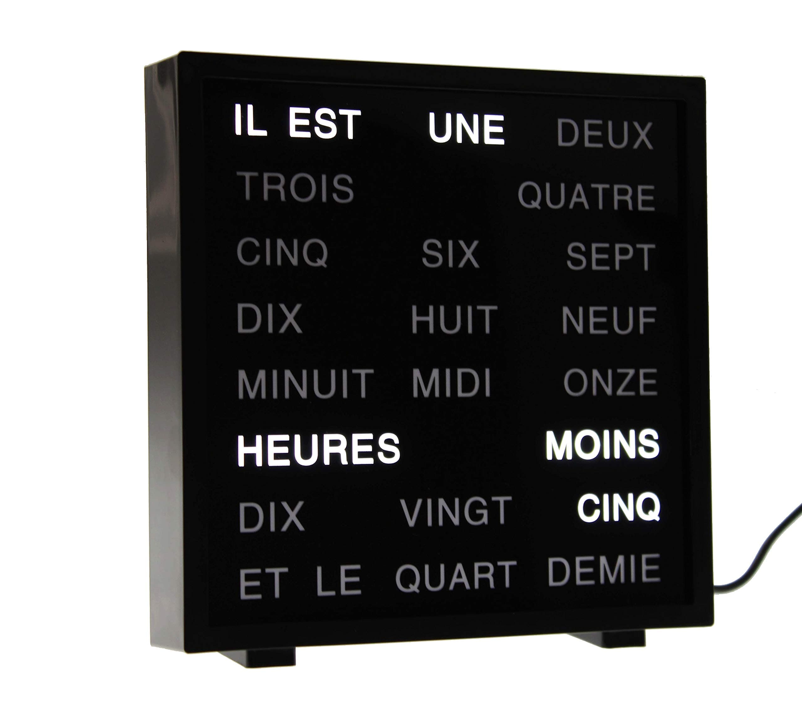 Cadeau Maestro LED Word Clock