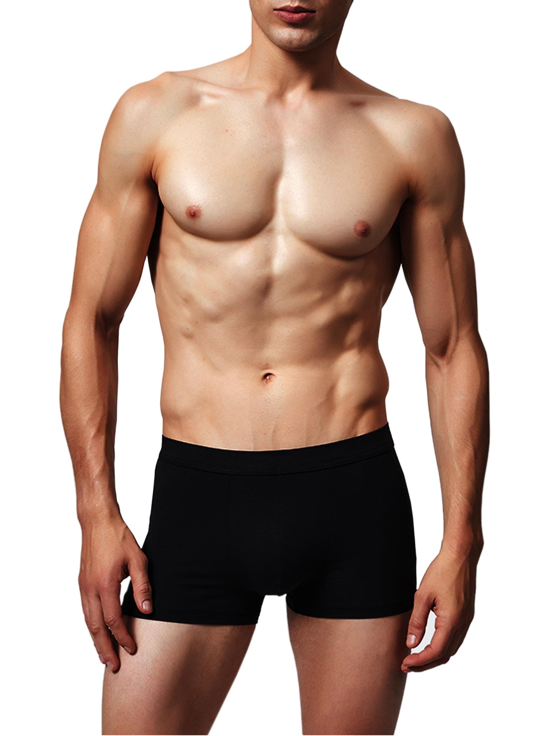 AIRCUTE Washable Urinary Incontinence Underwear for Men, Instant Absorbency, Bladder Leaks Protection Boxer Briefs(60ML) (Small)