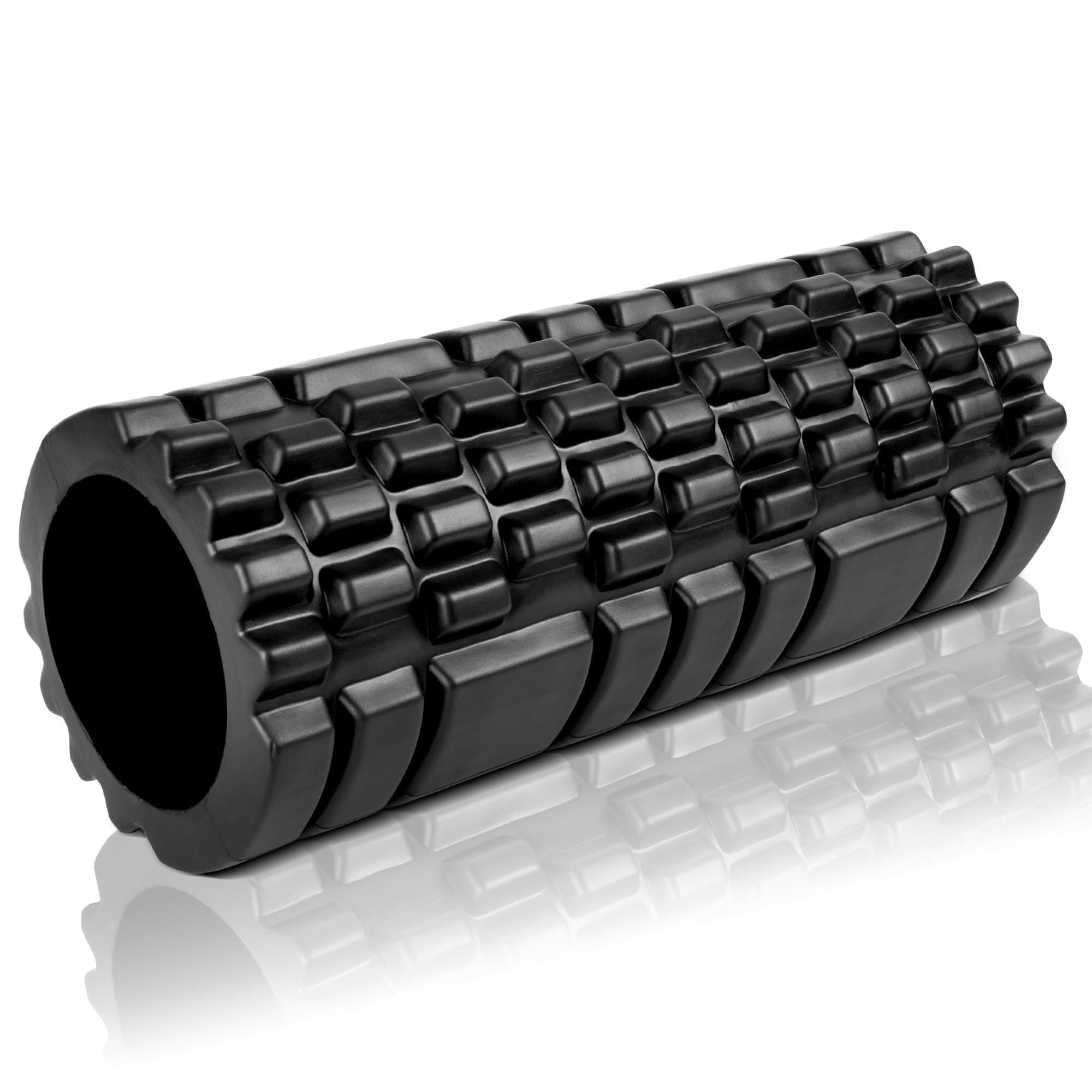 ASAB Foam Yoga Roller for Back Neck Legs 13" x 5.5" Muscle Grid Massage EVA Trigger Point-Deep Tissue Muscle Massage Tool Myofascial Physical Therapy Pain Relief Yoga Stretching Post Workout Release