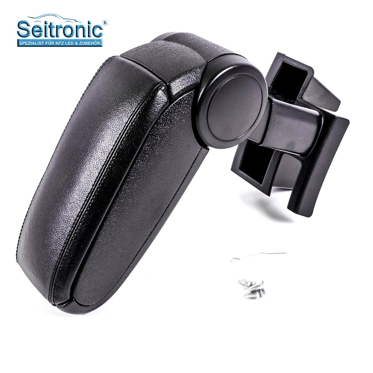 Seitronic BPG370420 N Leather Centre Arm Rest, Black
