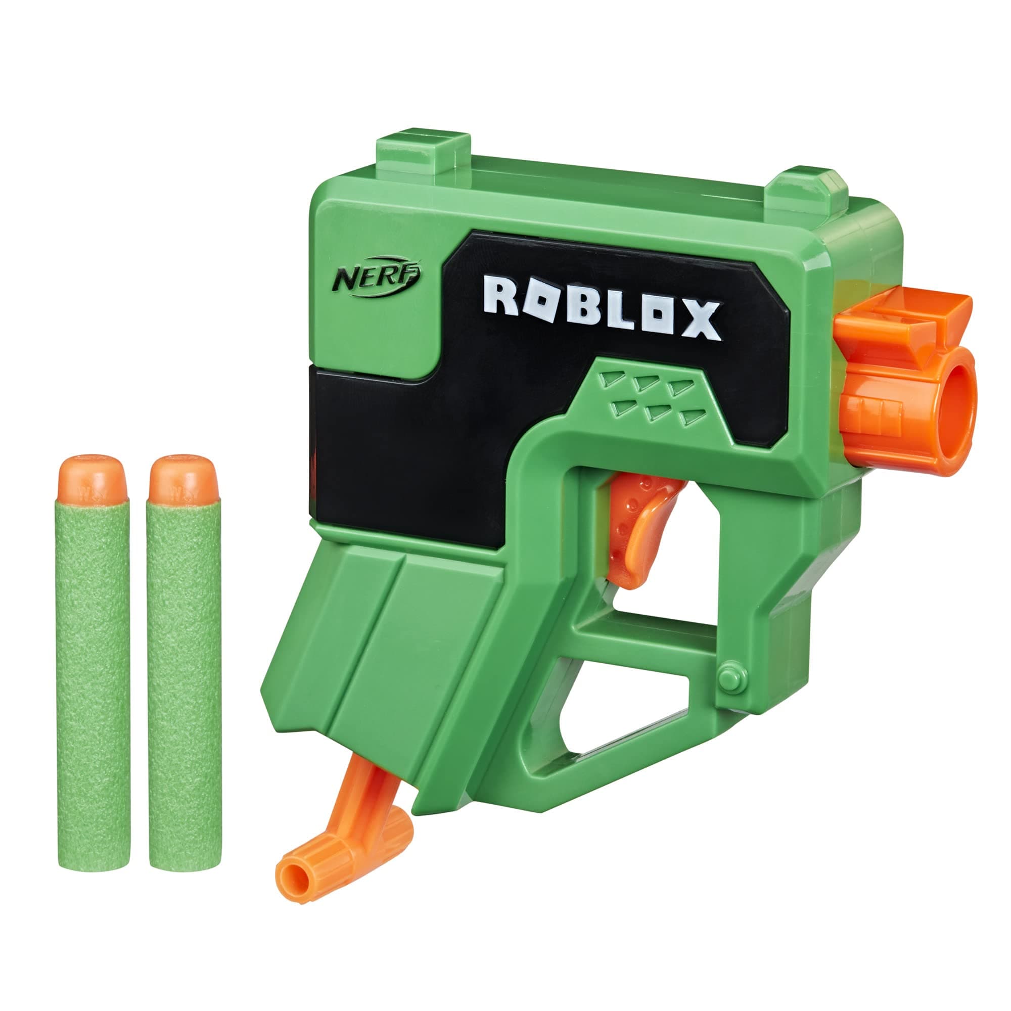 Roblox Phantom Forces: Boxy Buster Dart Blaster, Pull Down Priming Handle, 2 Elite Darts, Code to Unlock in Game Virtual Item, Green