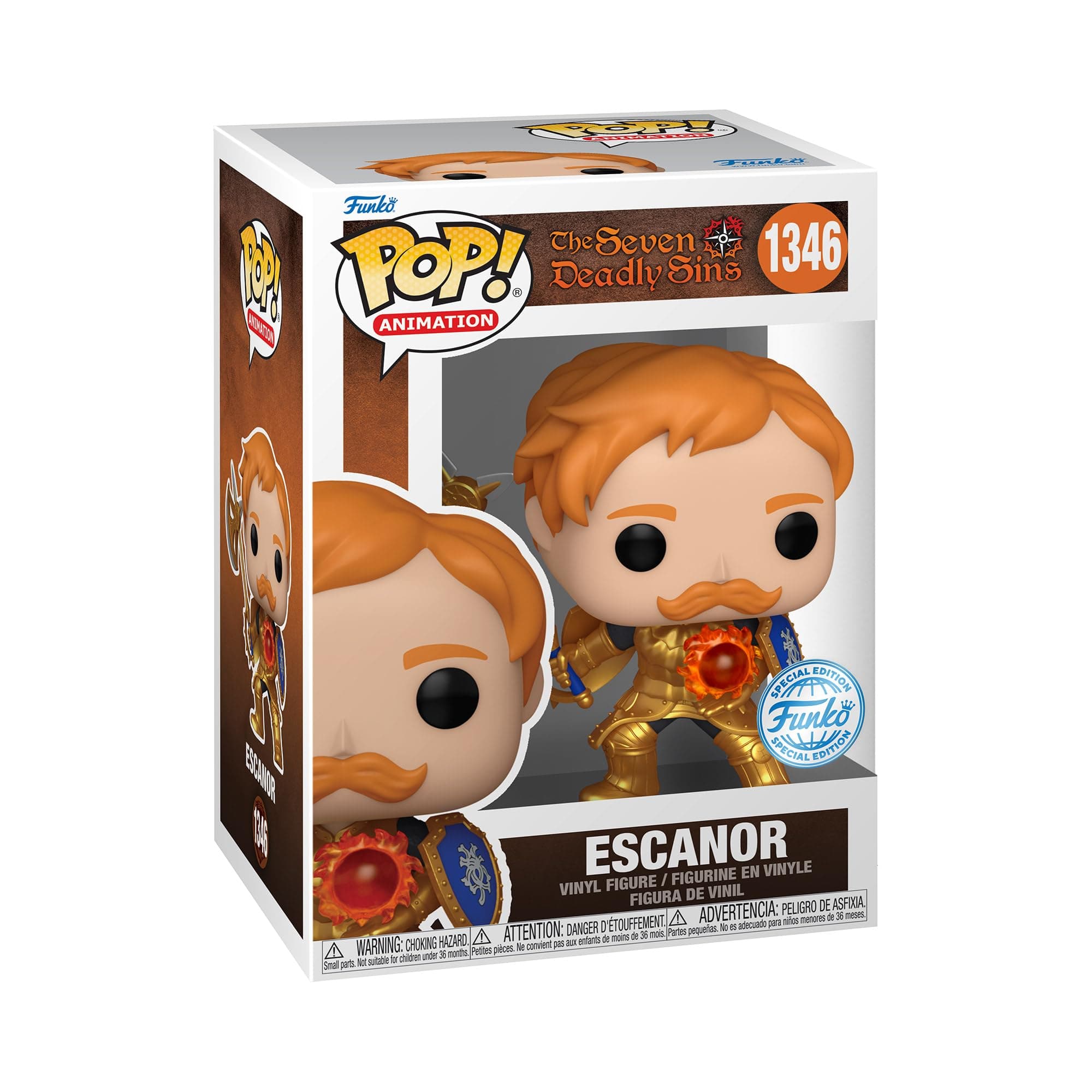 Funko Pop! Animation: The Seven Deadly Sins - Escanor (Chalice Collectibles Exclusive)