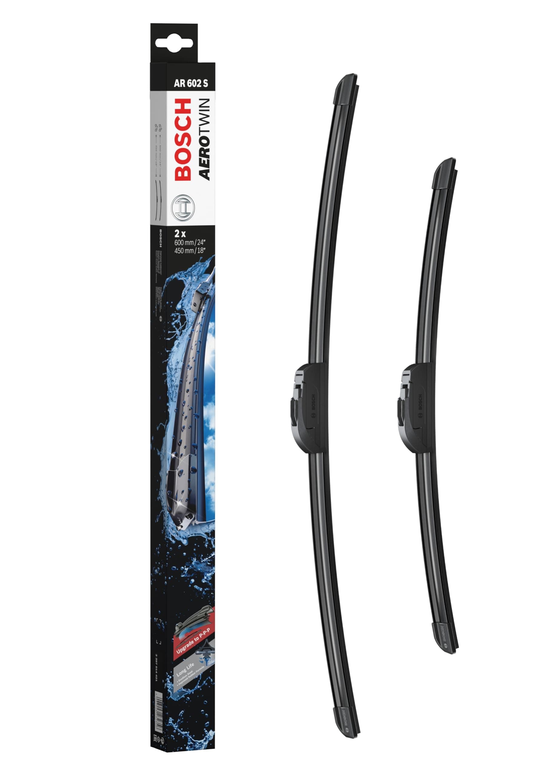 Wiper Blade Aerotwin AR602S, Length: 600mm/450mm – Set of Front Wiper Blades - Only for Left-Hand Drive (EU)