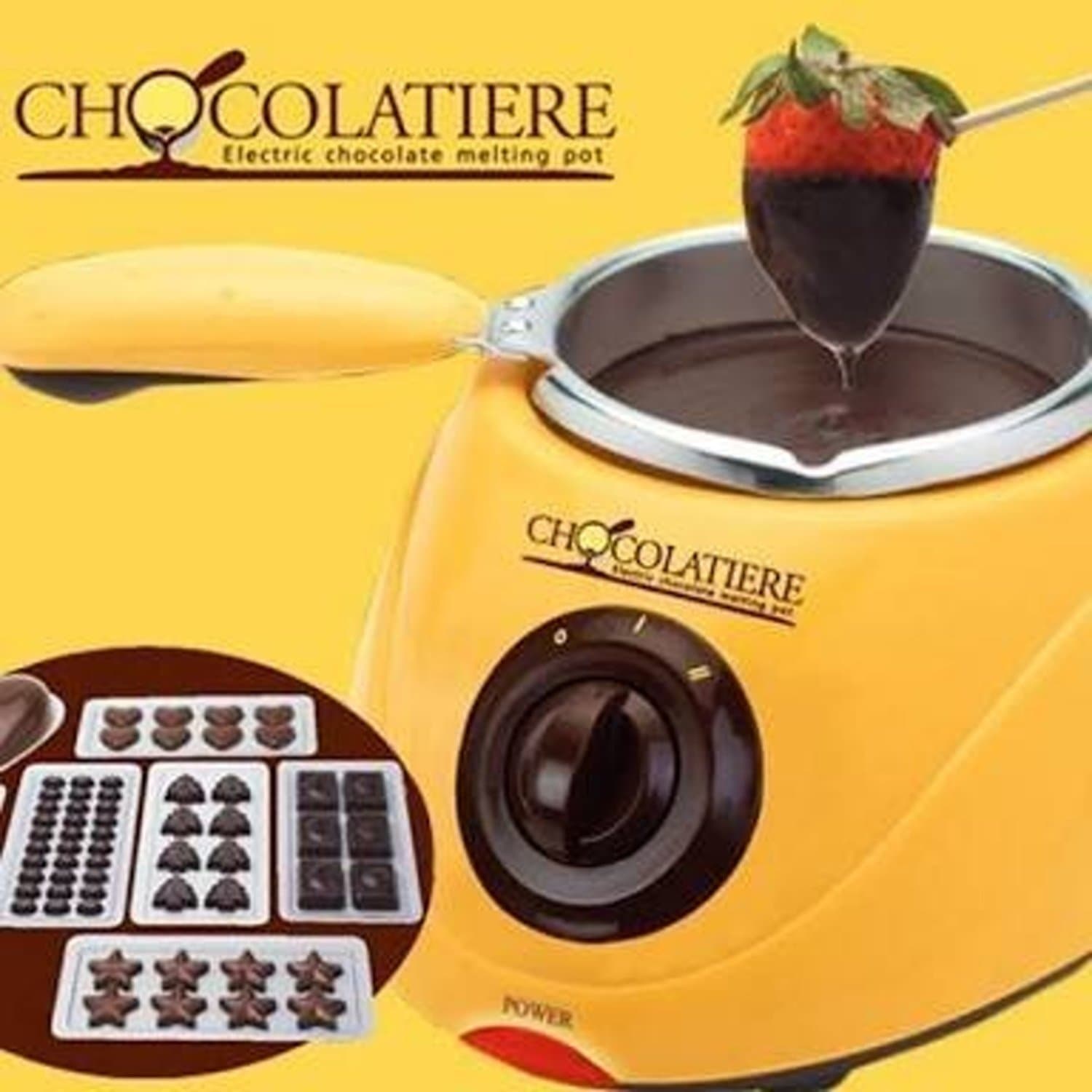 Pramukh Enterprice Chocolatiere - Electric Chocolate Melting Pot with molds and Accessories