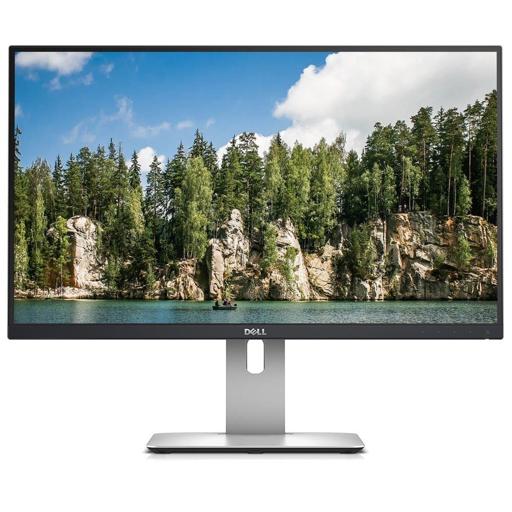 DELL U2515H ADZG 25-Inch LCD Monitor, 350 cd/m2, 2560 x 1440 at 60 Hz, IPS, 8ms, HDMI/DP/Mini DP/USB