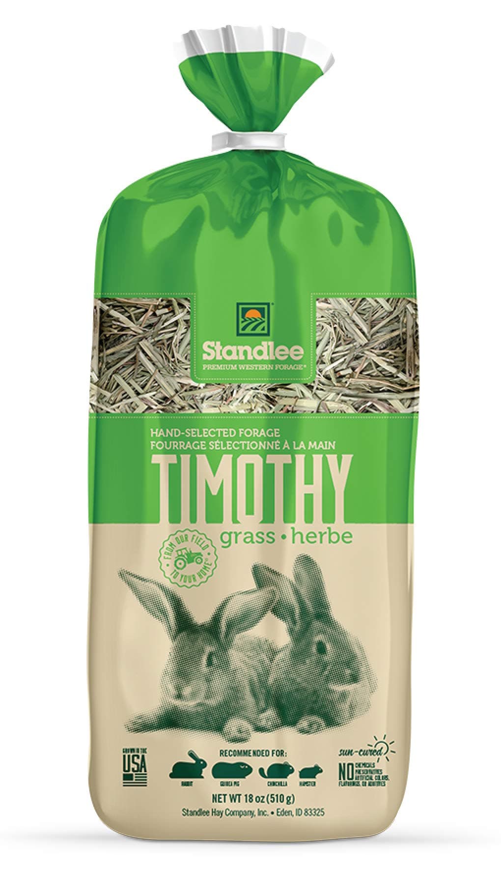 Timothy Grass for Small Animals, Guinea Pig Hay, 18 oz