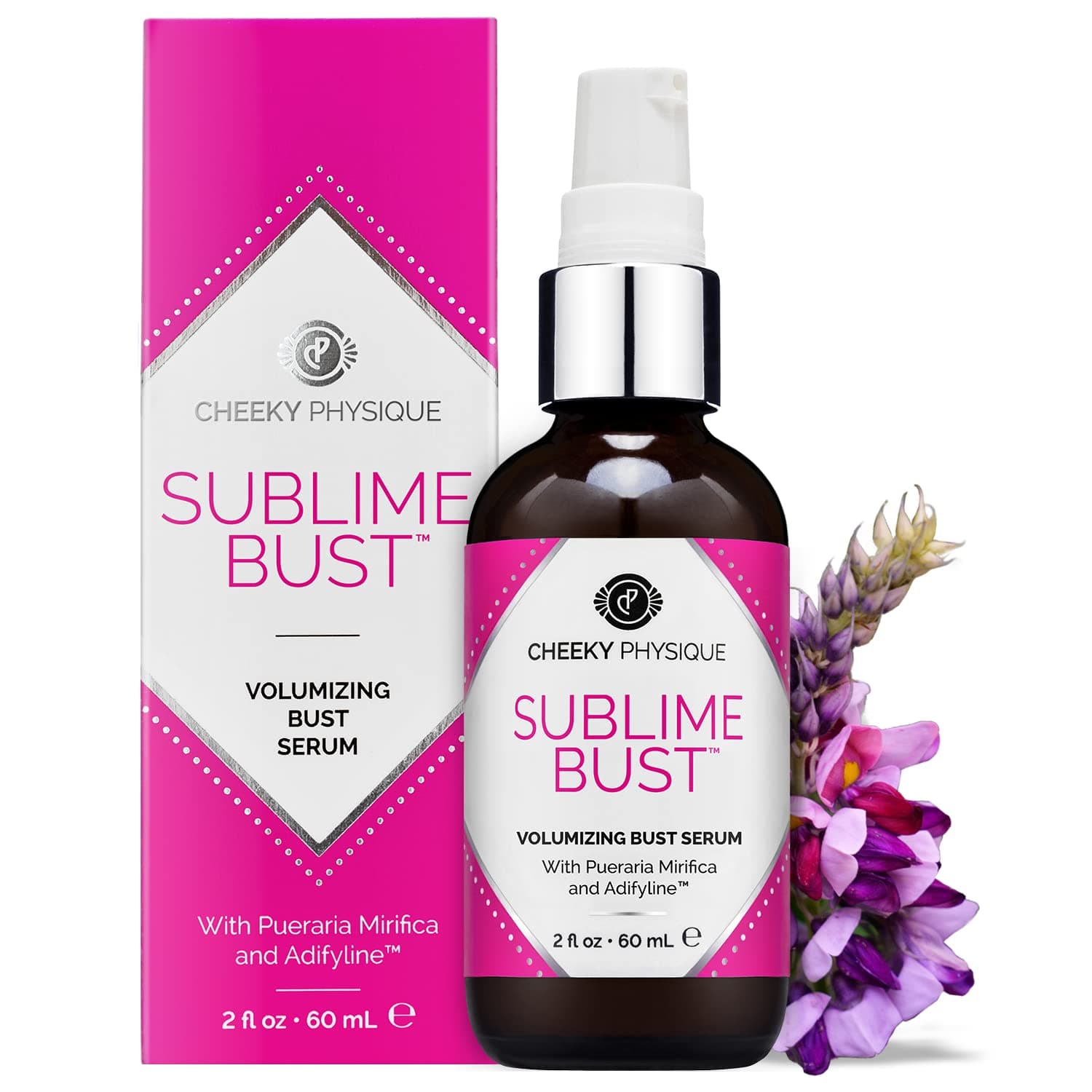 Sublime Bust Pueraria Mirifica Serum - Breast Plumping, Firming & Lifting Formula for Natural Curves Enhancement - Volumizing Bust Care Cream Helps to Firm and Lift for a Perky Look