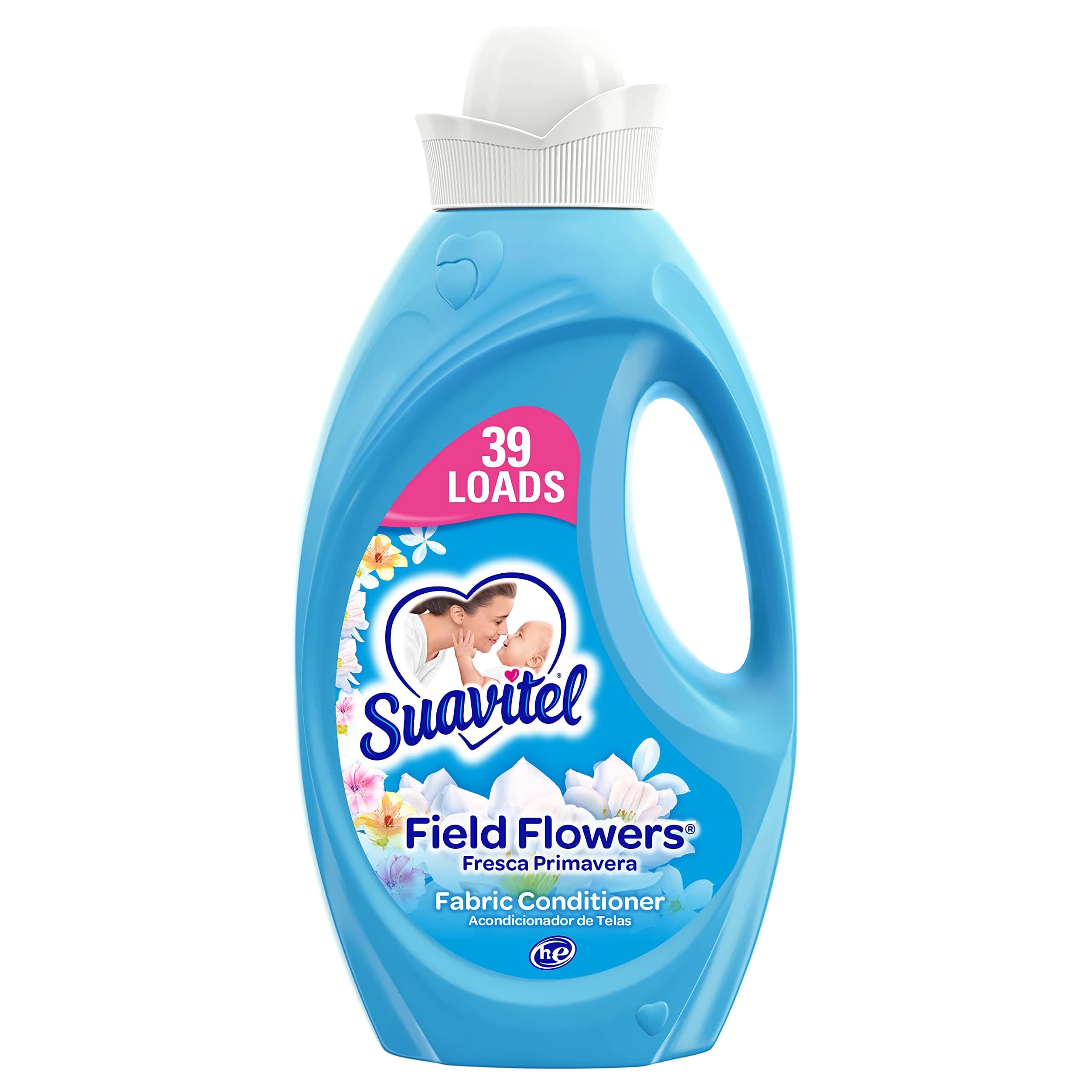 Suavitel Liquid Fabric Softener, Field Flowers, 46 oz