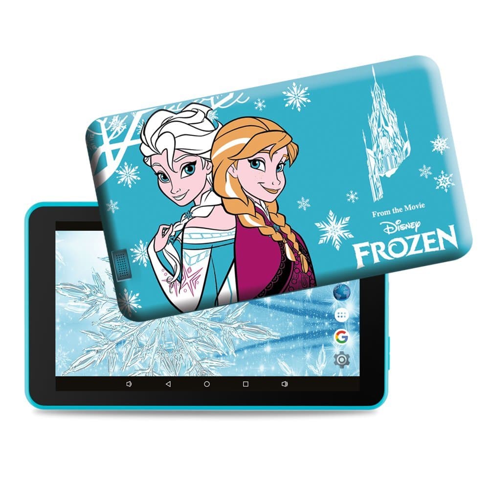 eSTAR 7" HD Quad Core Kids Tablet & Frozen Case | 8GB Internal Memory, WiFi & Protective Silicon Case - Frozen