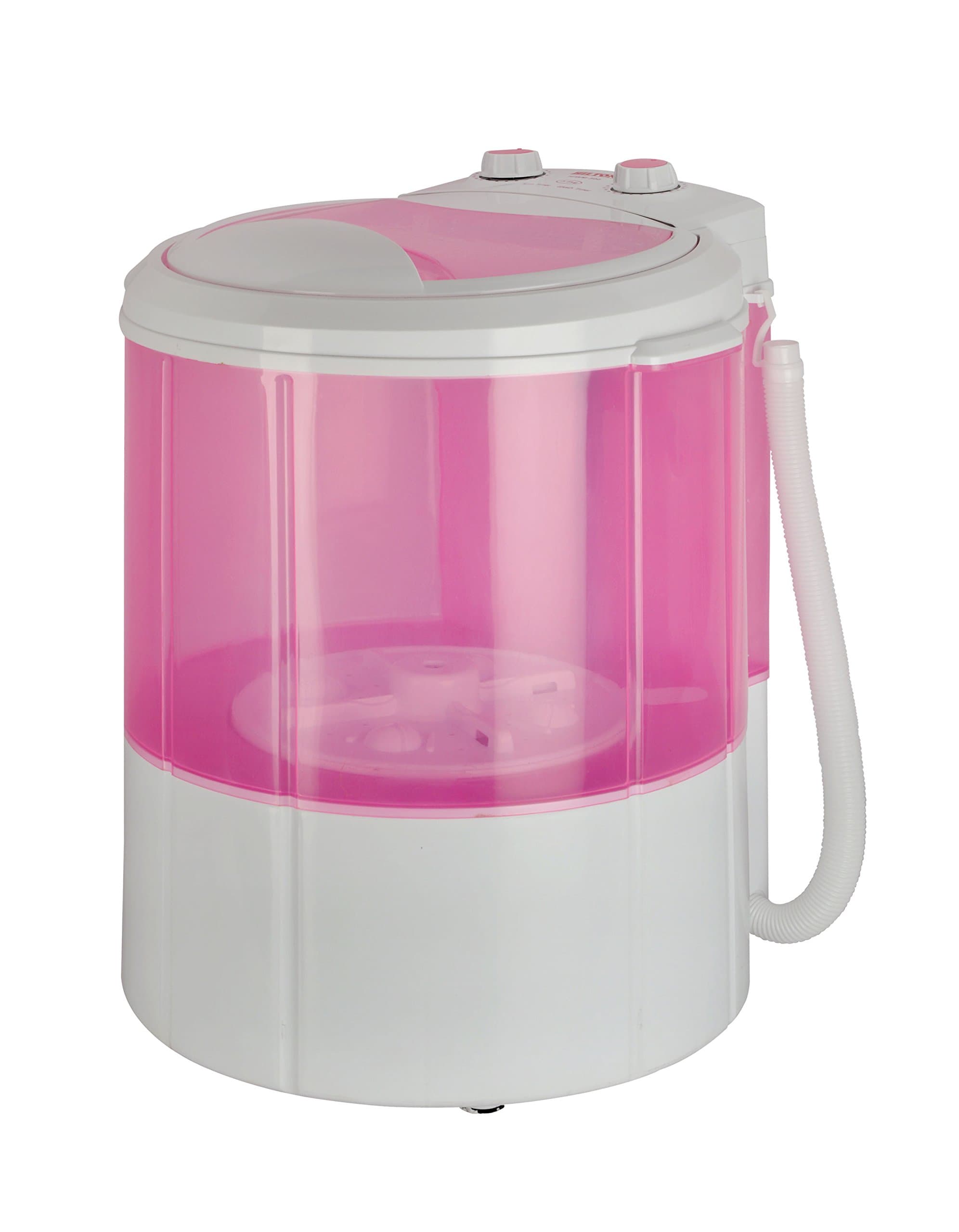 3 kg Single-Tub Washing Machine with Spin Dryer Portable Single Tub Washer - The Laundry Alternative Portable Clothes Washer Travel Washing Machine With Spin Dryer. (Zeta Pink)