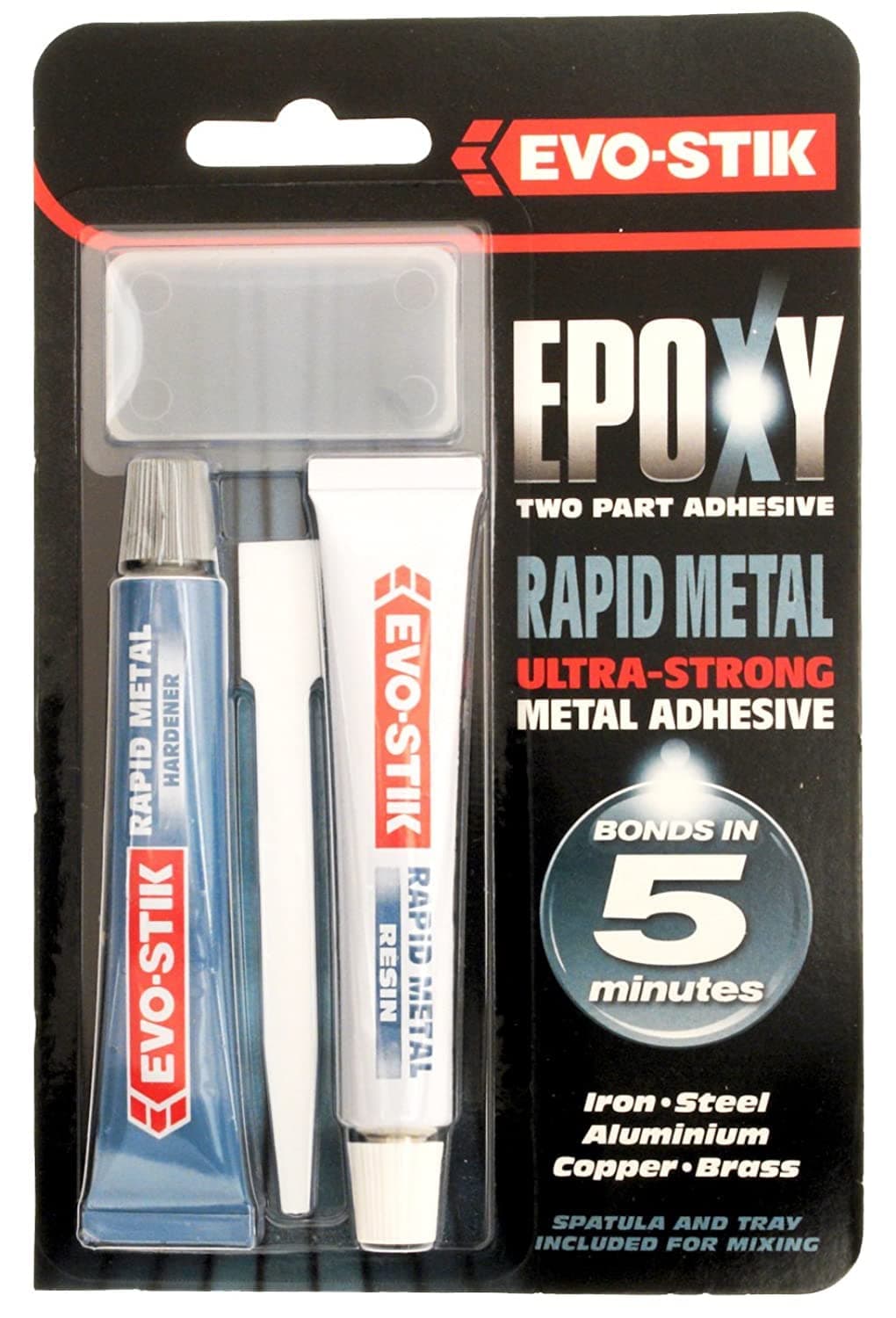 Evo Stik Epoxy Rapid Metal Tubes 2 x 15ml