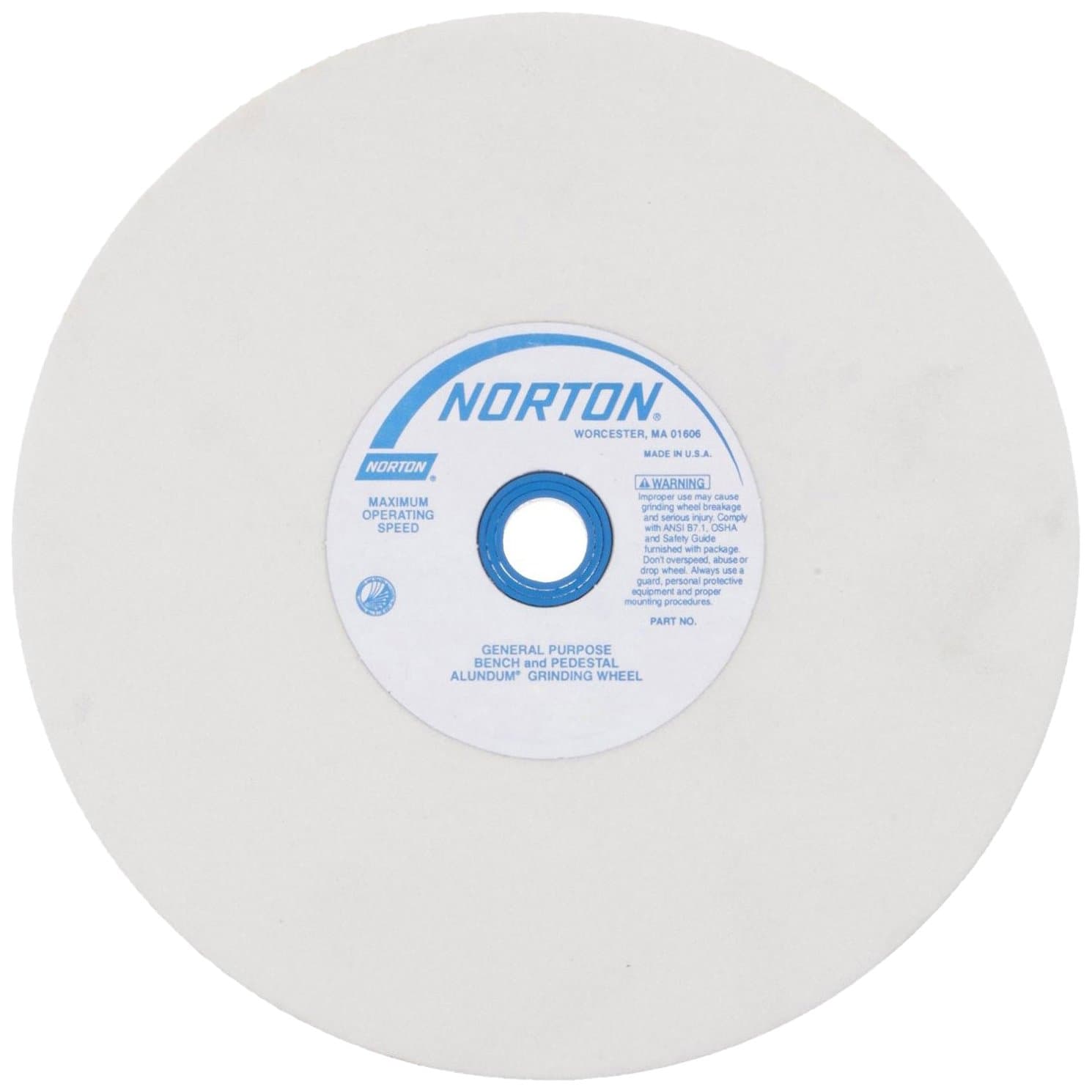 6-Inch Aluminum Oxide Grinding Wheel for Bench Grinders, Premium Quality, Very Fine Grit, Pack of 1