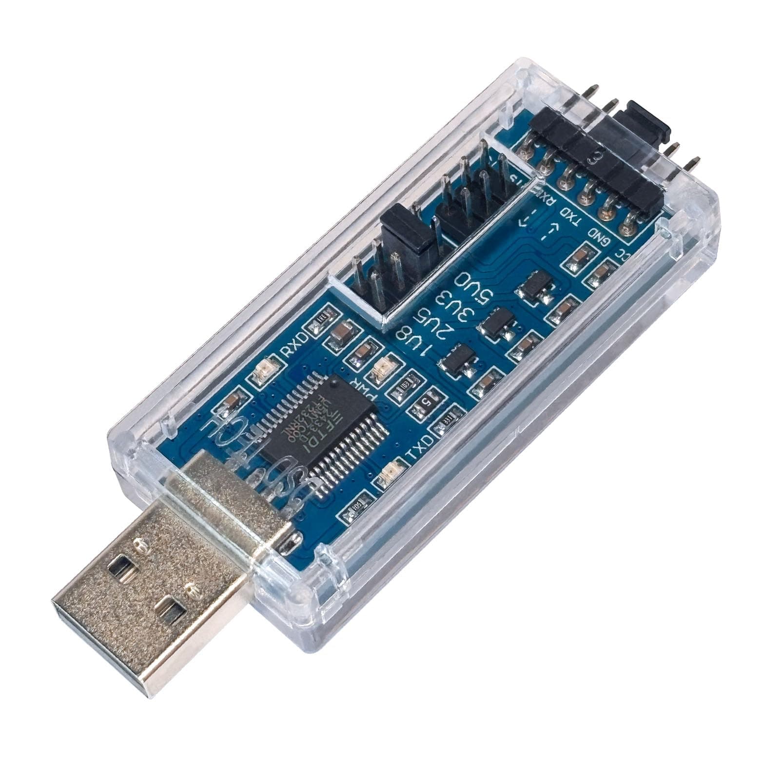 SH-U09C5 USB to TTL UART Converter Cable with FTDI Chip Support 5V 3.3V 2.5V 1.8V TTL